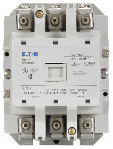 Eaton A201K3CA Motor Control Contactor