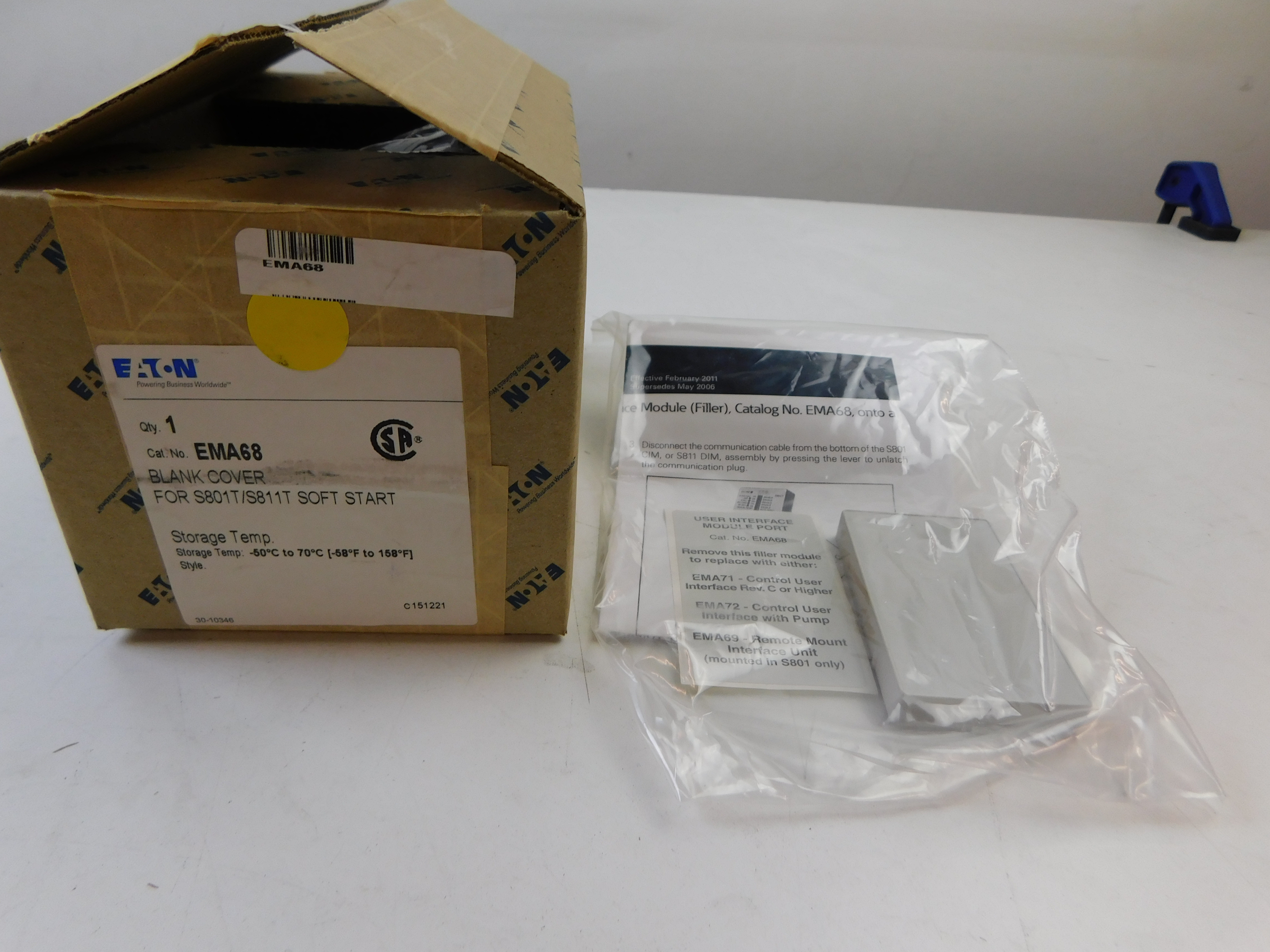 Eaton EMA68 Control Module Interface Blank Cover