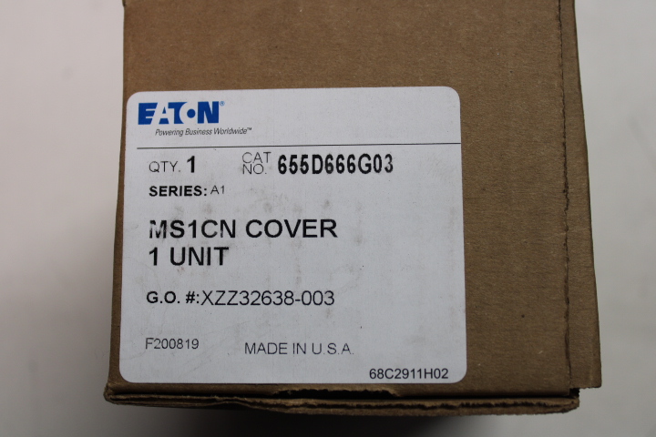 Eaton MS1CN Motor Starter Cover