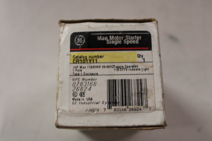 ABB GE Industrial Solutions CR101Y11 Manual Motor Starter