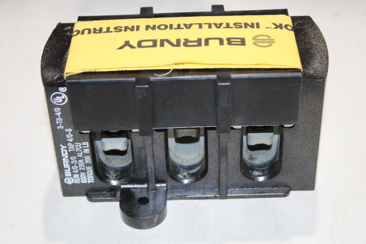 Burndy 3-TB-4/0 Control Panels and Accessories Burndy 3-TB-4/0 Control Panels and Accessories