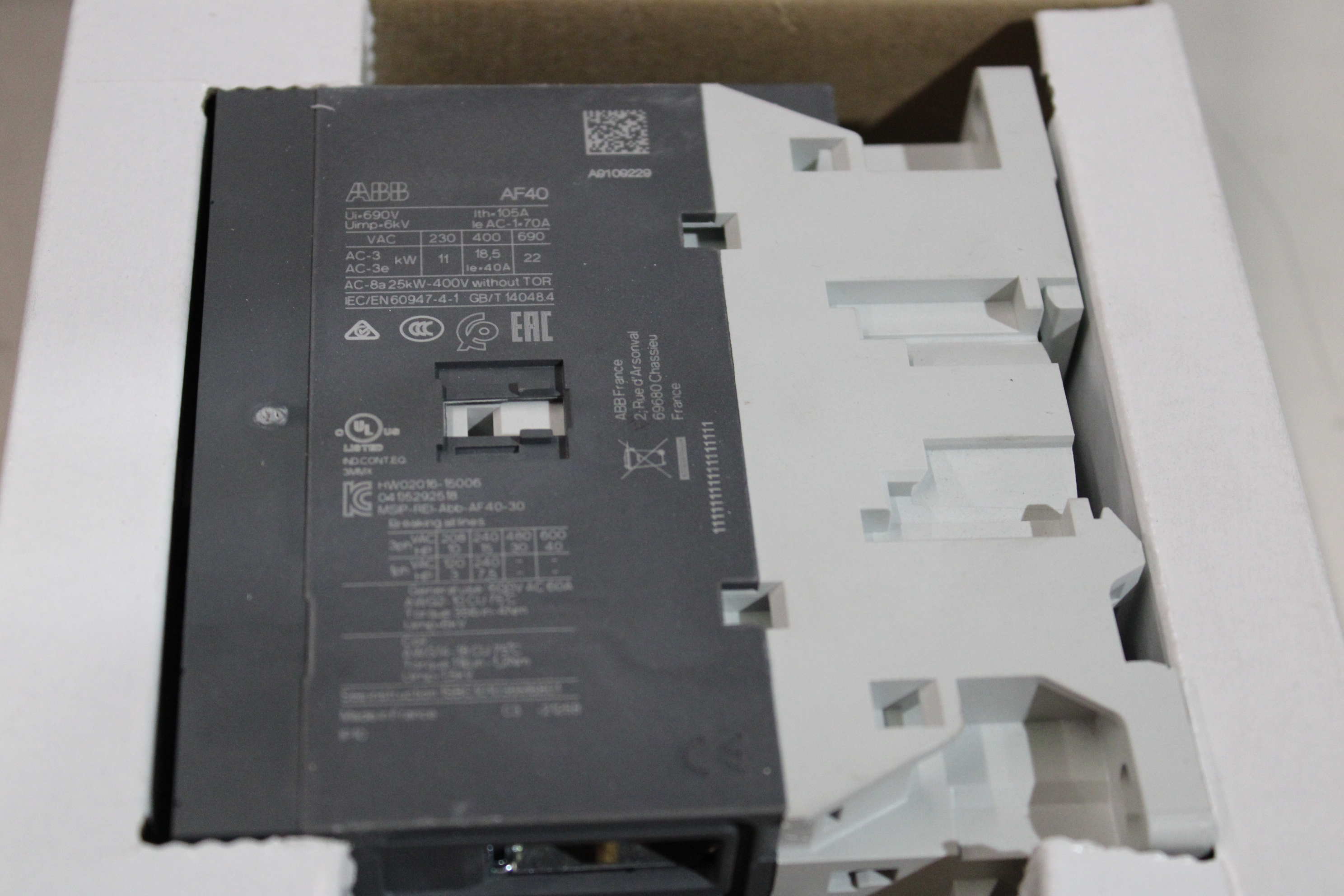 Abb AF40-30-00-41 NEMA and IEC Contactors
