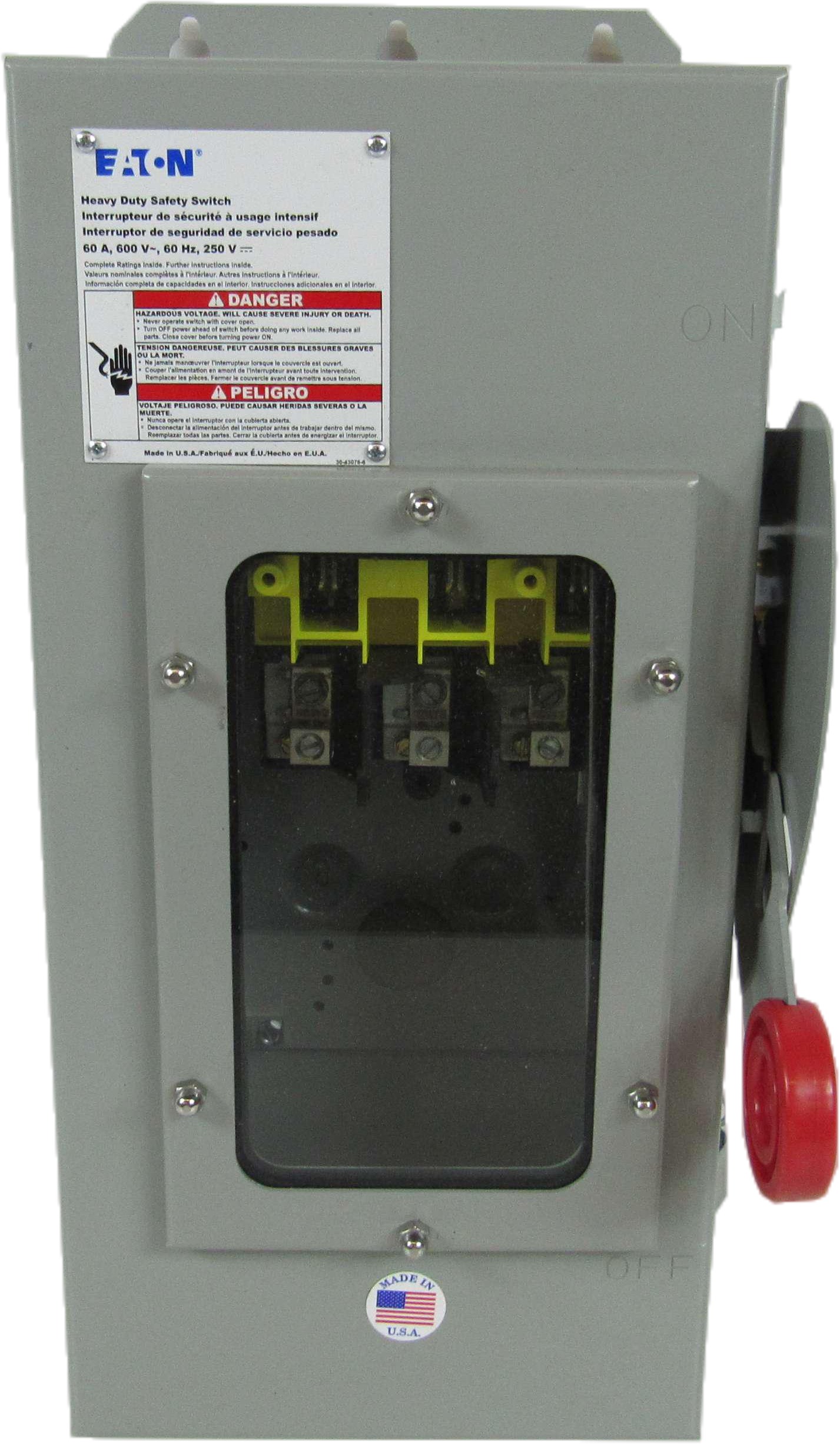Eaton DH362UDKW2 Single Throw Safety Switch