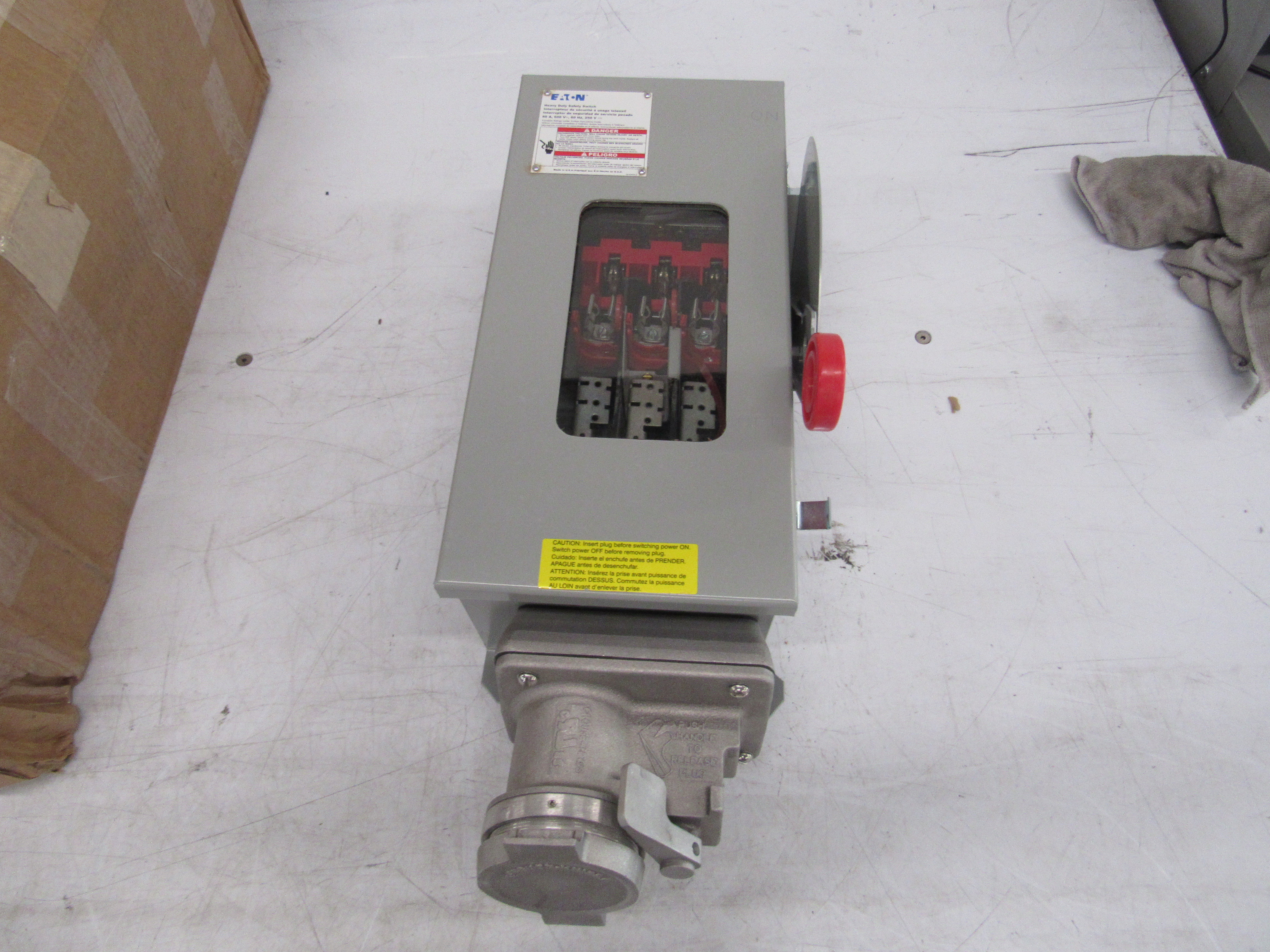 Eaton DH362FDK2WRW Single Throw Safety Switch