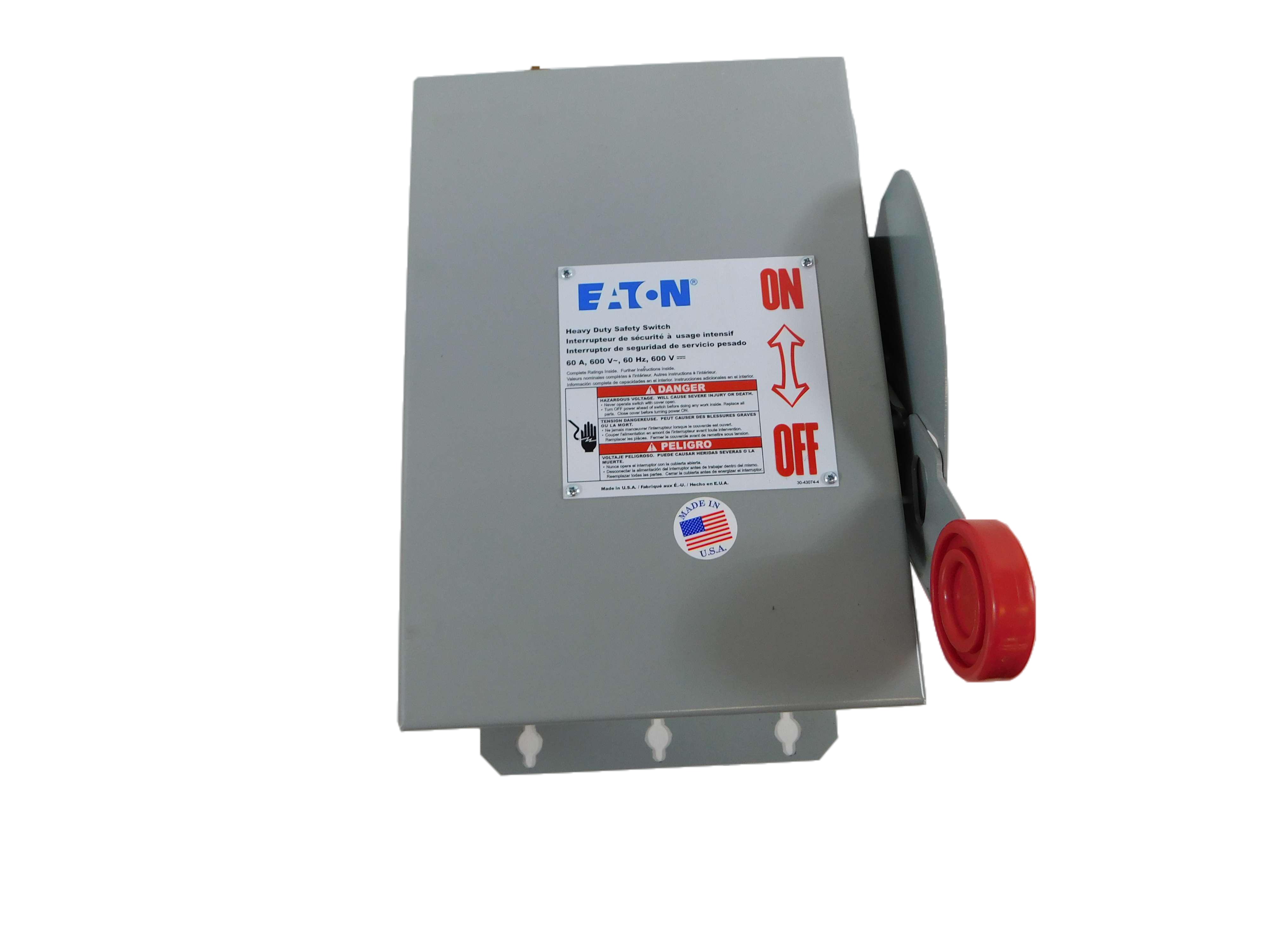 Eaton DH262UDK Single Throw Safety Switch