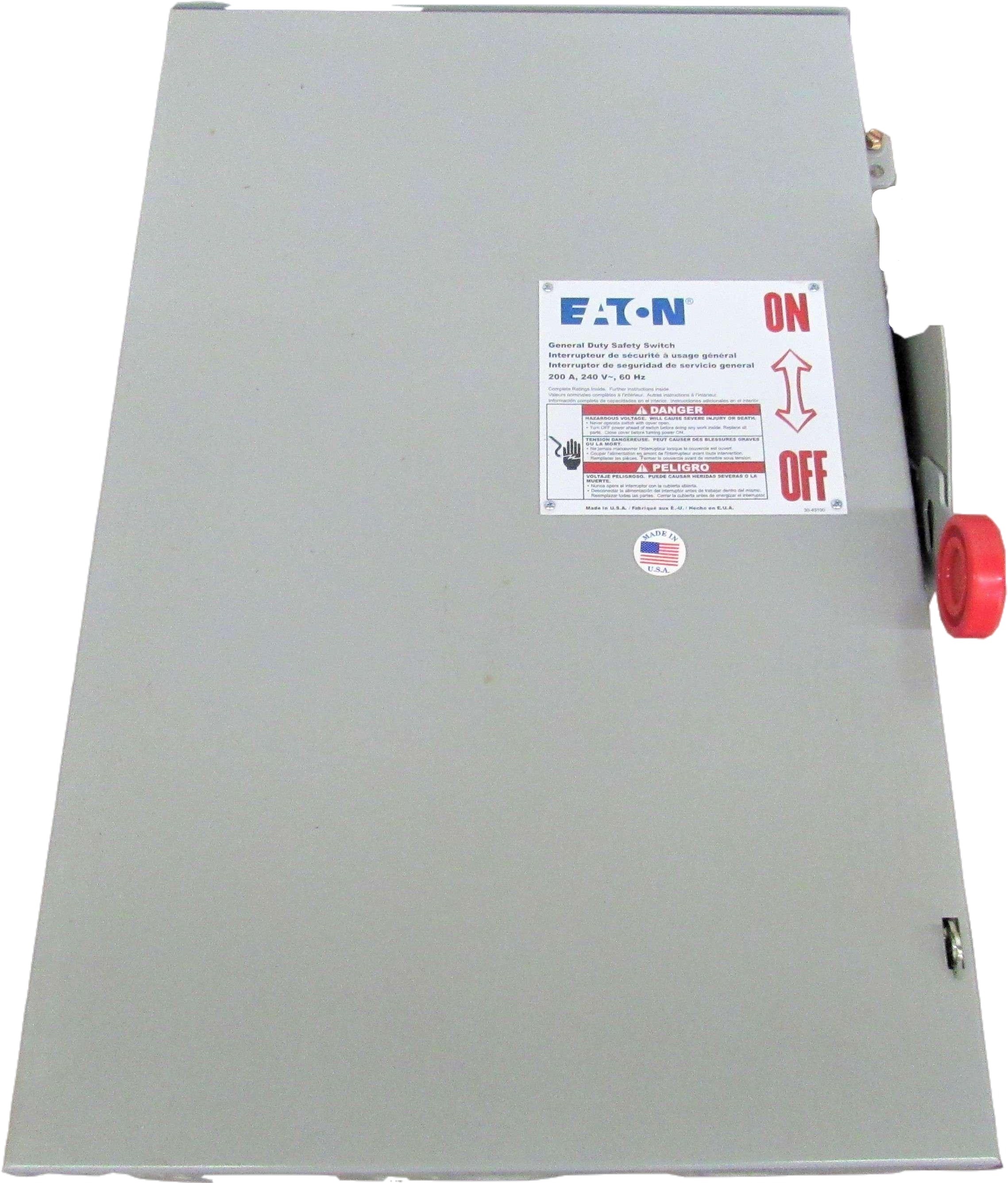 Eaton DG224NRK Single Throw Safety Switch
