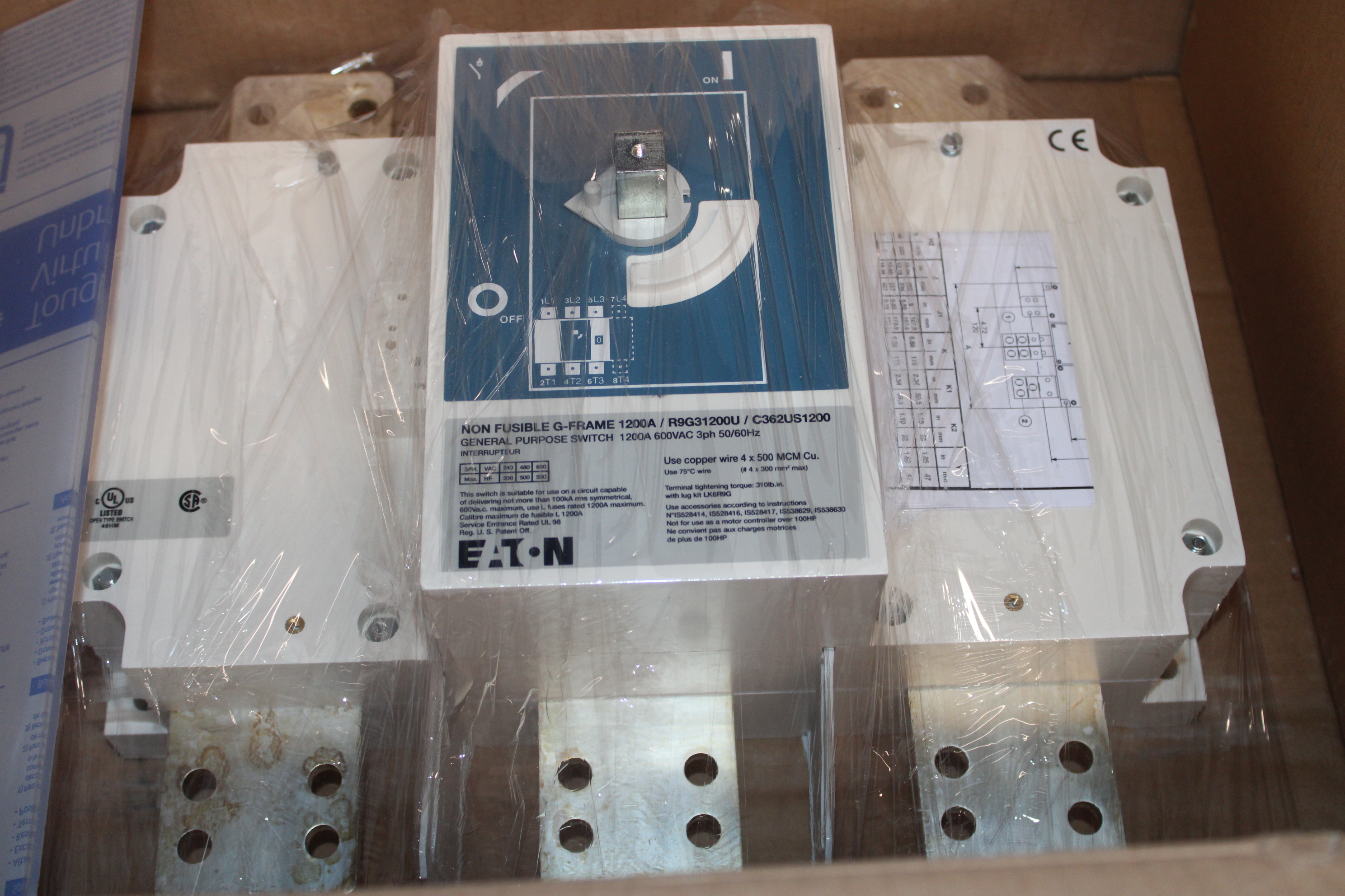 Eaton YC362US1200 Switch Accessories