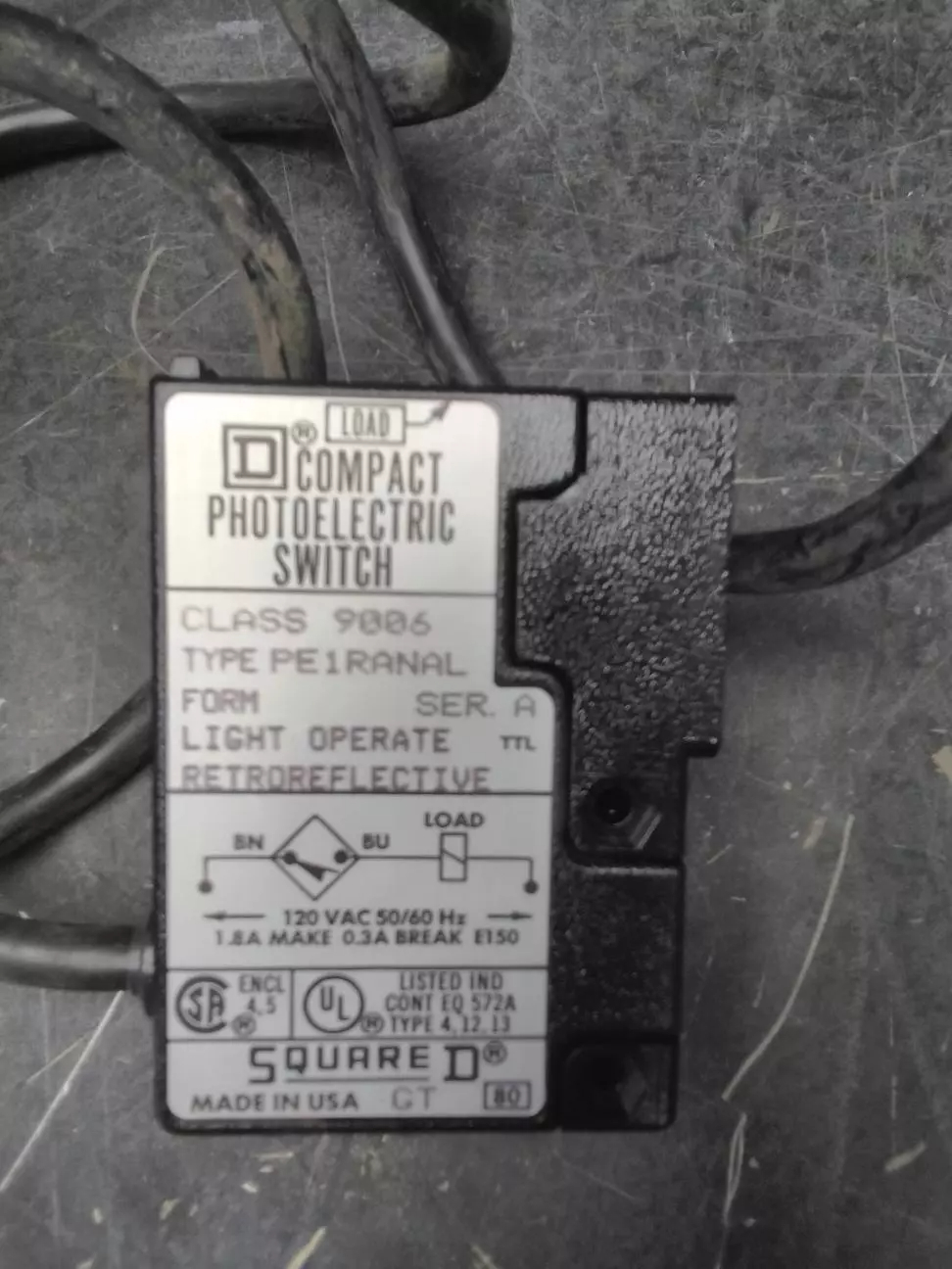 Square D 9006-PE1TANAL Proximity and Photoelectric Switches (Repackaged) Square D 9006-PE1TANAL Proximity and Photoelectric Switches (Repackaged)