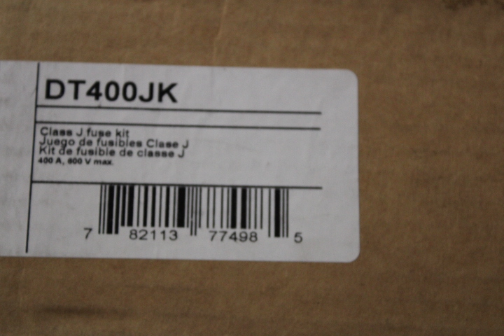 Eaton DT400JK Safety Switch J-Fuse Adapter Kit