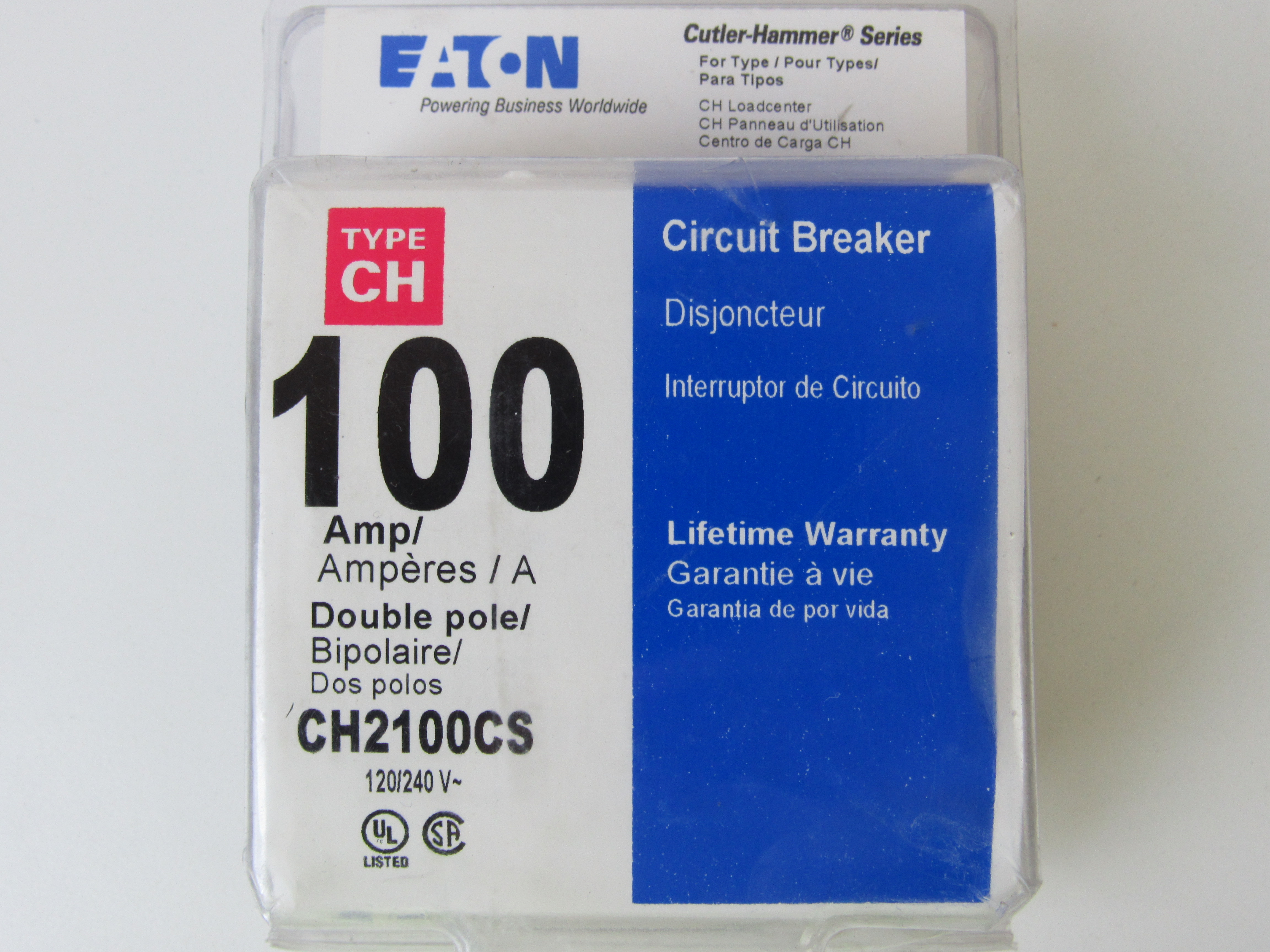Eaton CH2100CS Standard Circuit Breaker