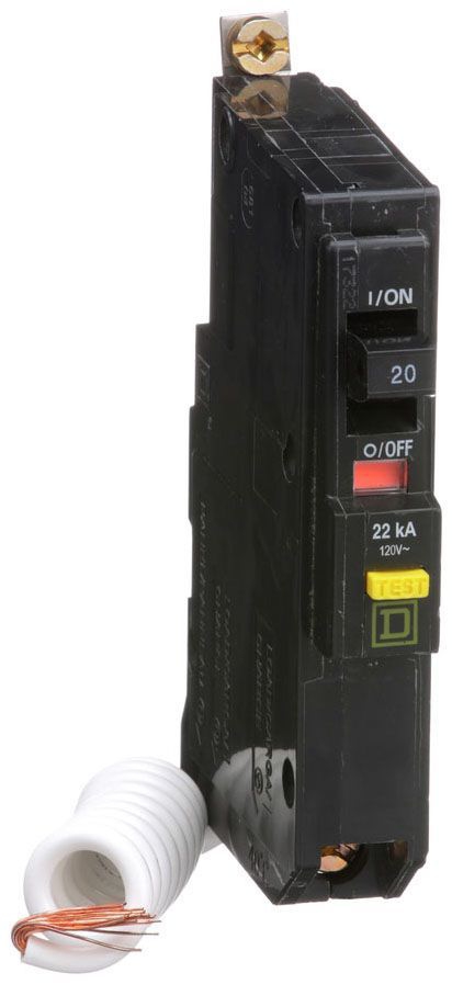 Square D QOB120VHGFI Miniature Circuit Breaker (Used)
