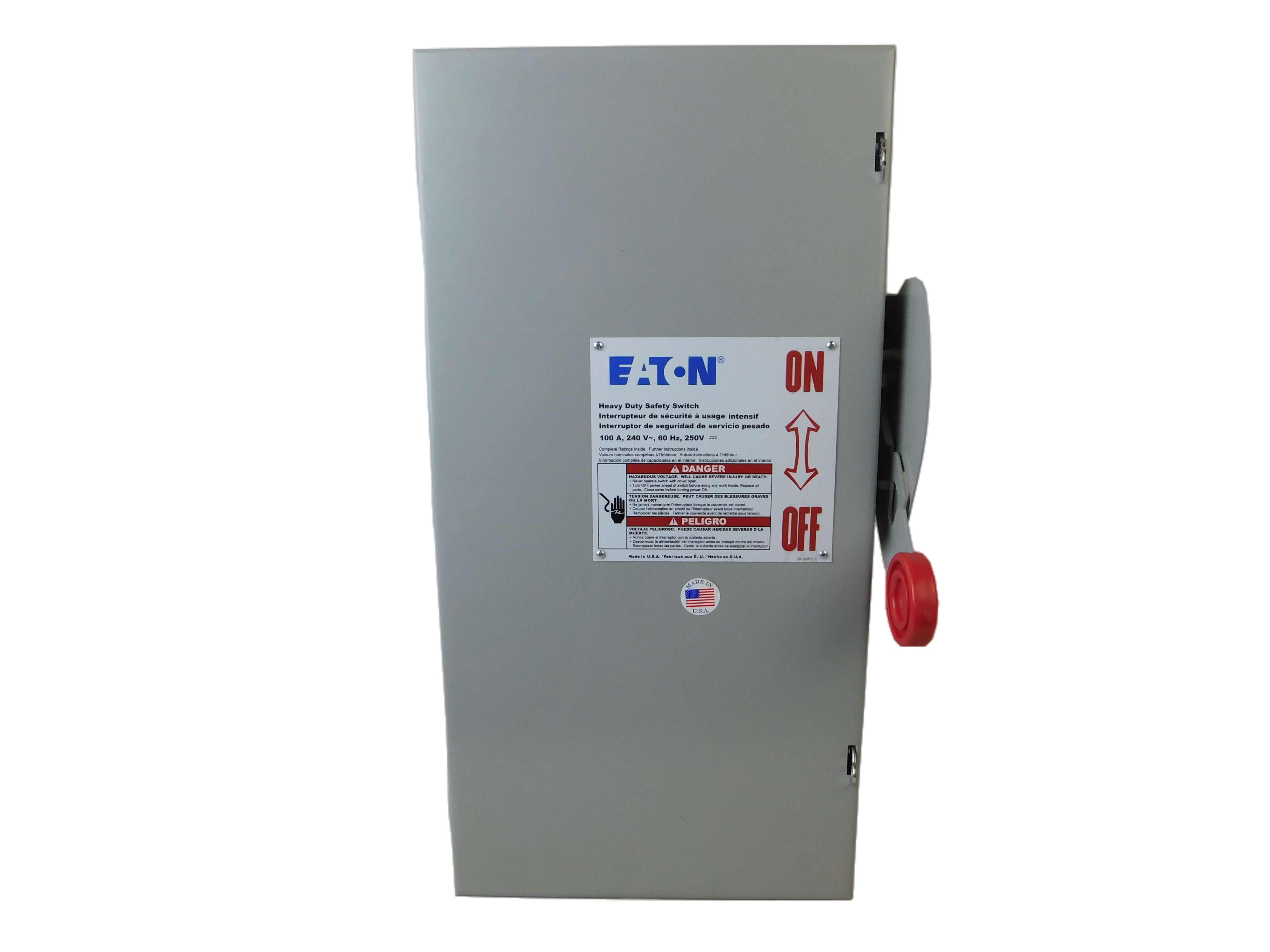 Eaton DH323NGK Single Throw Safety Switch