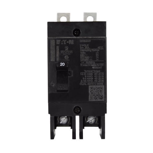 Eaton GHB2020 Molded Case Circuit Breaker (Damaged, For Parts or Repair)