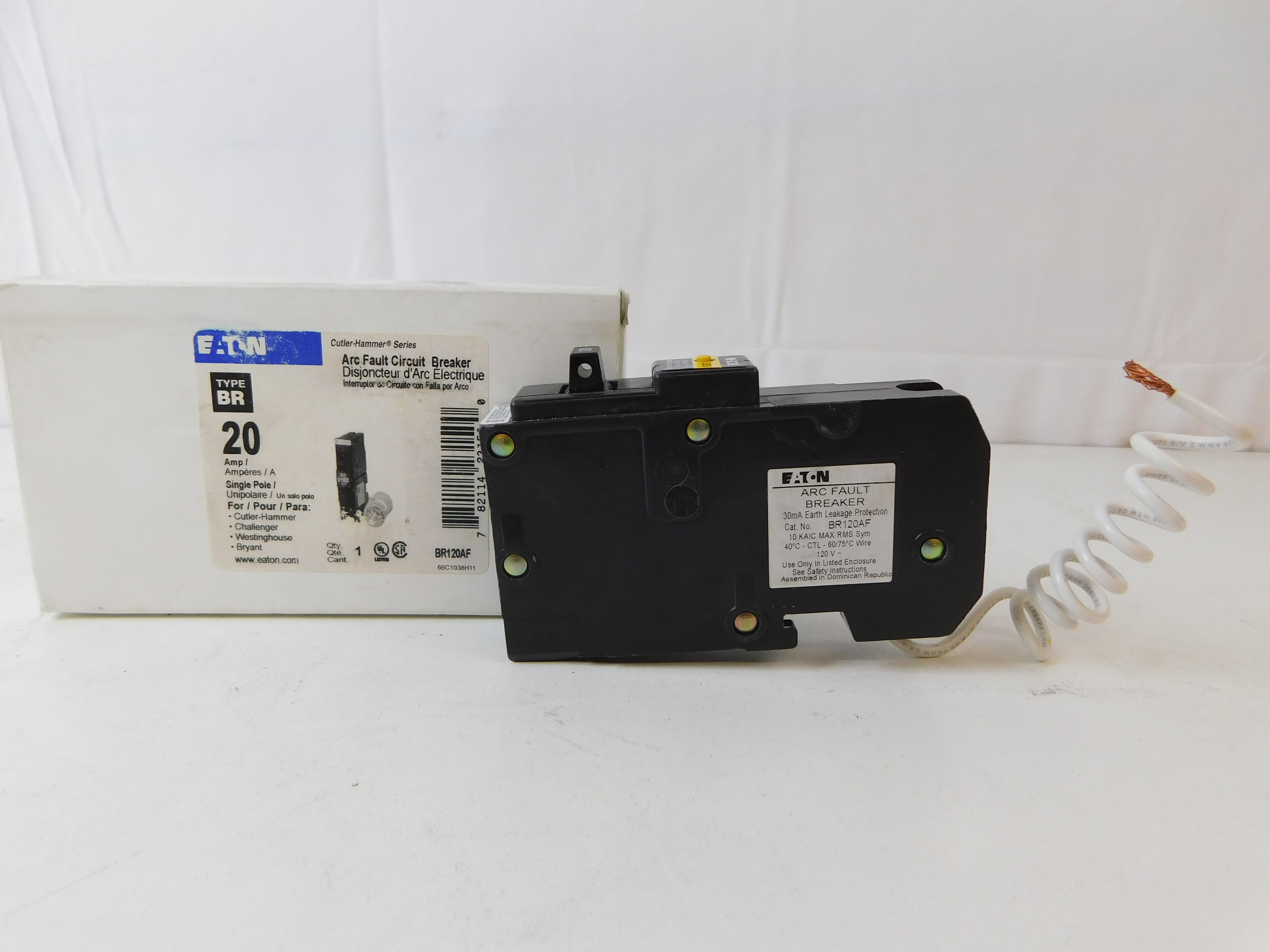 Eaton BR120AF Arc Fault Circuit Breaker (Used)