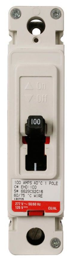 Eaton EHD1020 Non-Interchangeable Trip Circuit Breaker (Damaged, For Parts or Repair)