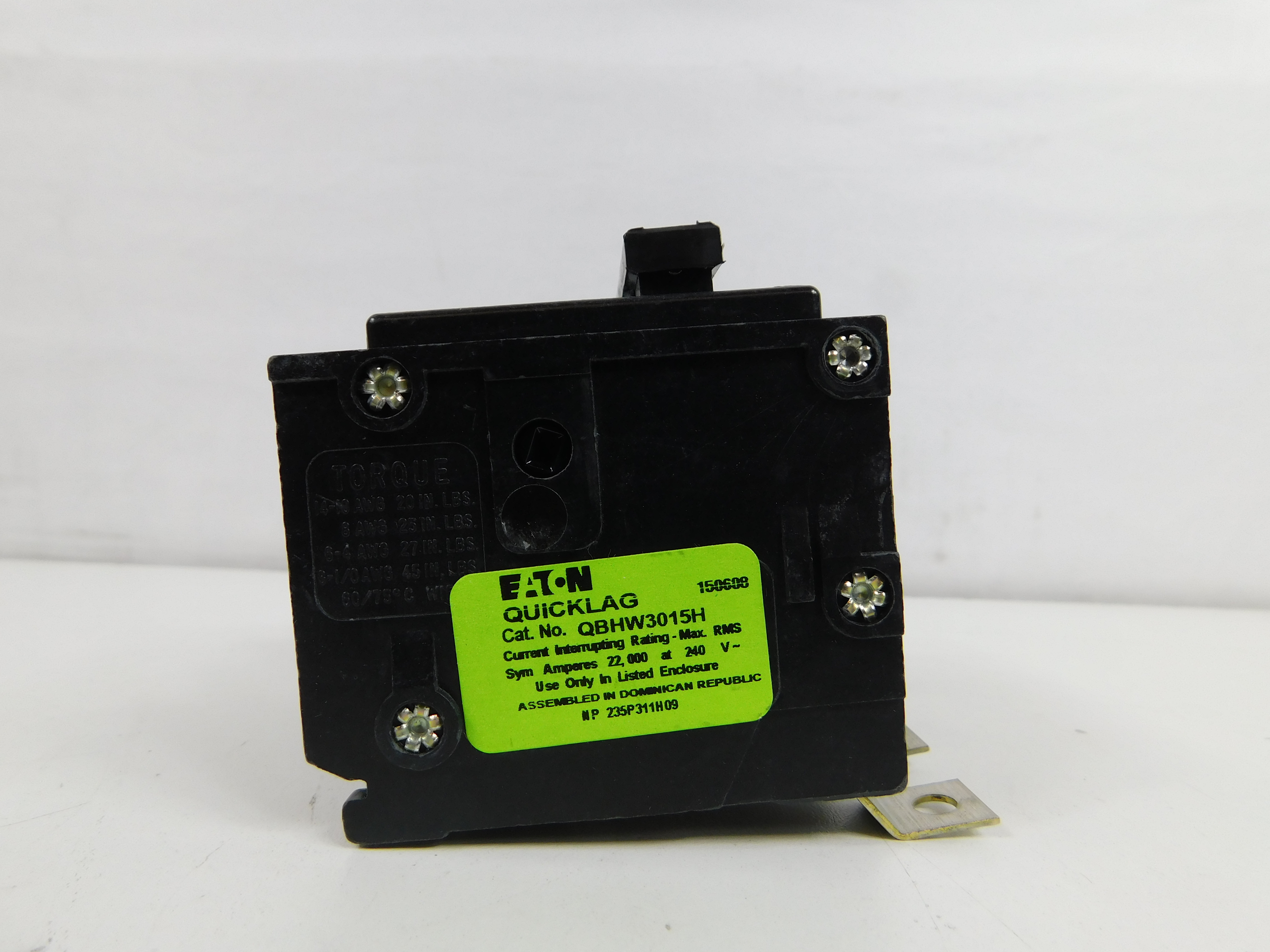 Eaton QBHW3015H Circuit Breaker (Used)
