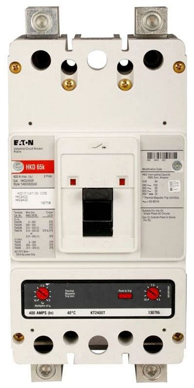 Cutler-Hammer HKD2400F Molded Case Breakers (MCCBs) Cutler-Hammer HKD2400F Molded Case Breakers (MCCBs)