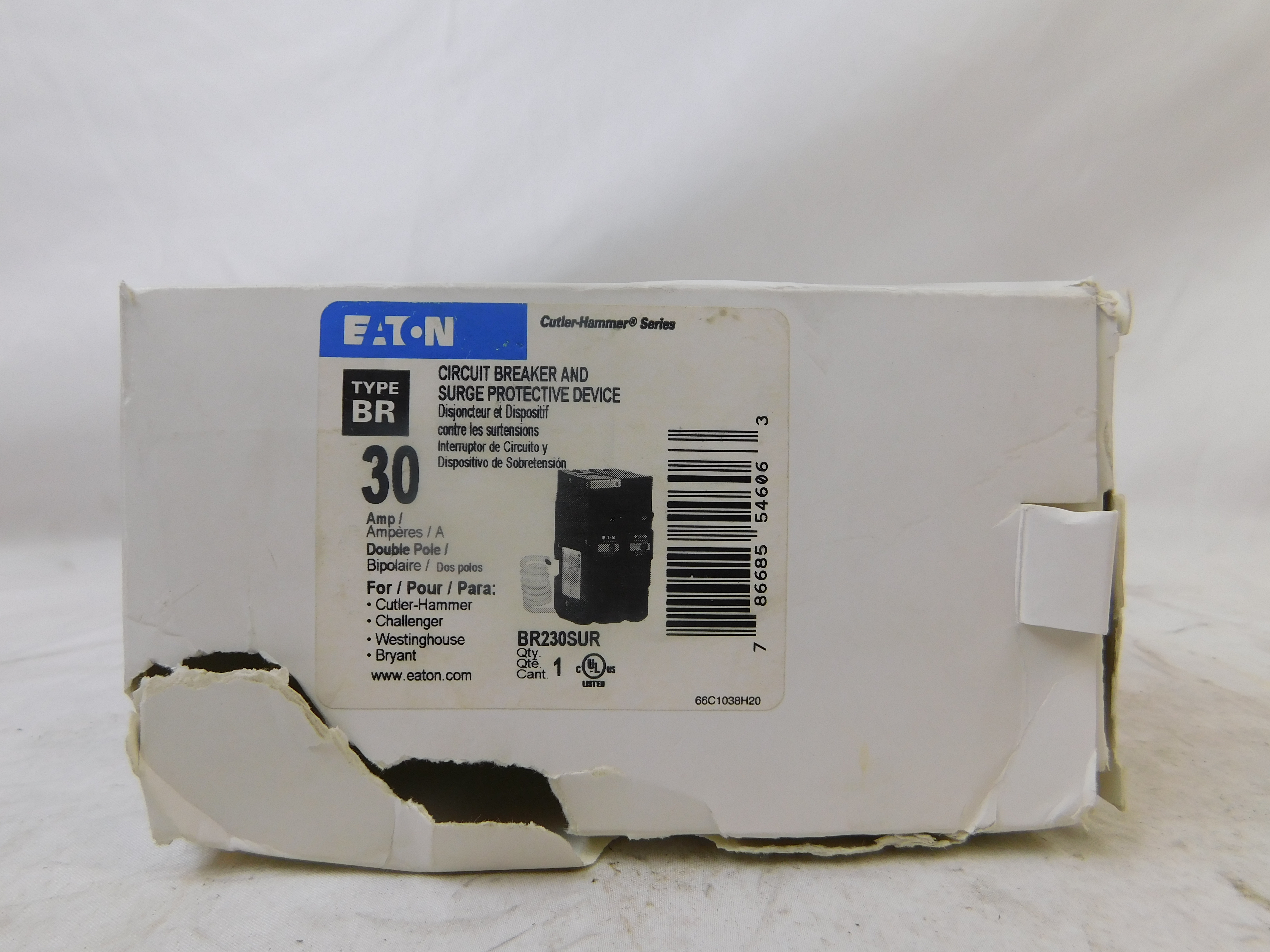 Eaton BR230SUR Surge Breaker