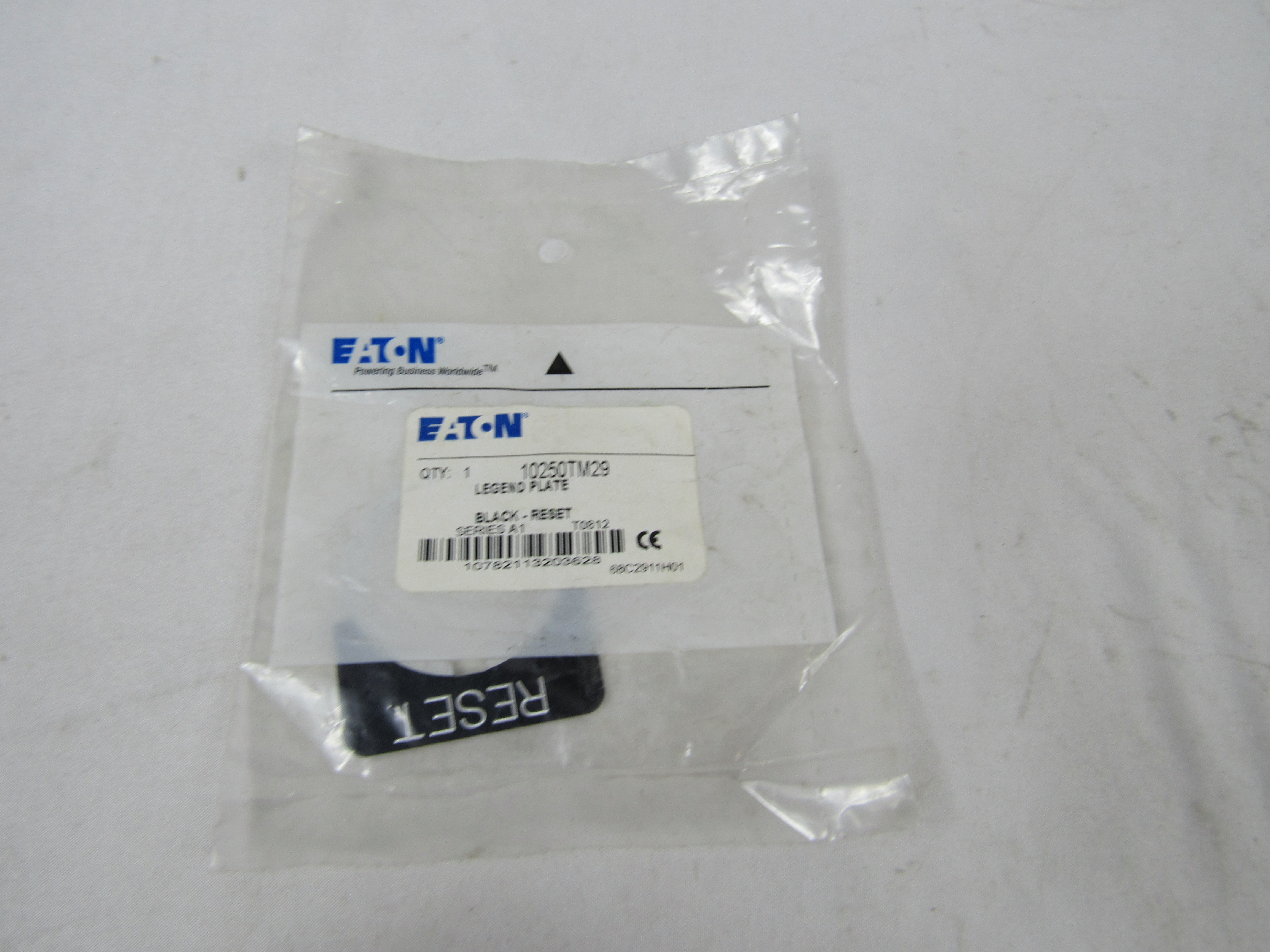 Eaton 10250TM29 Pushbutton Legend Plate