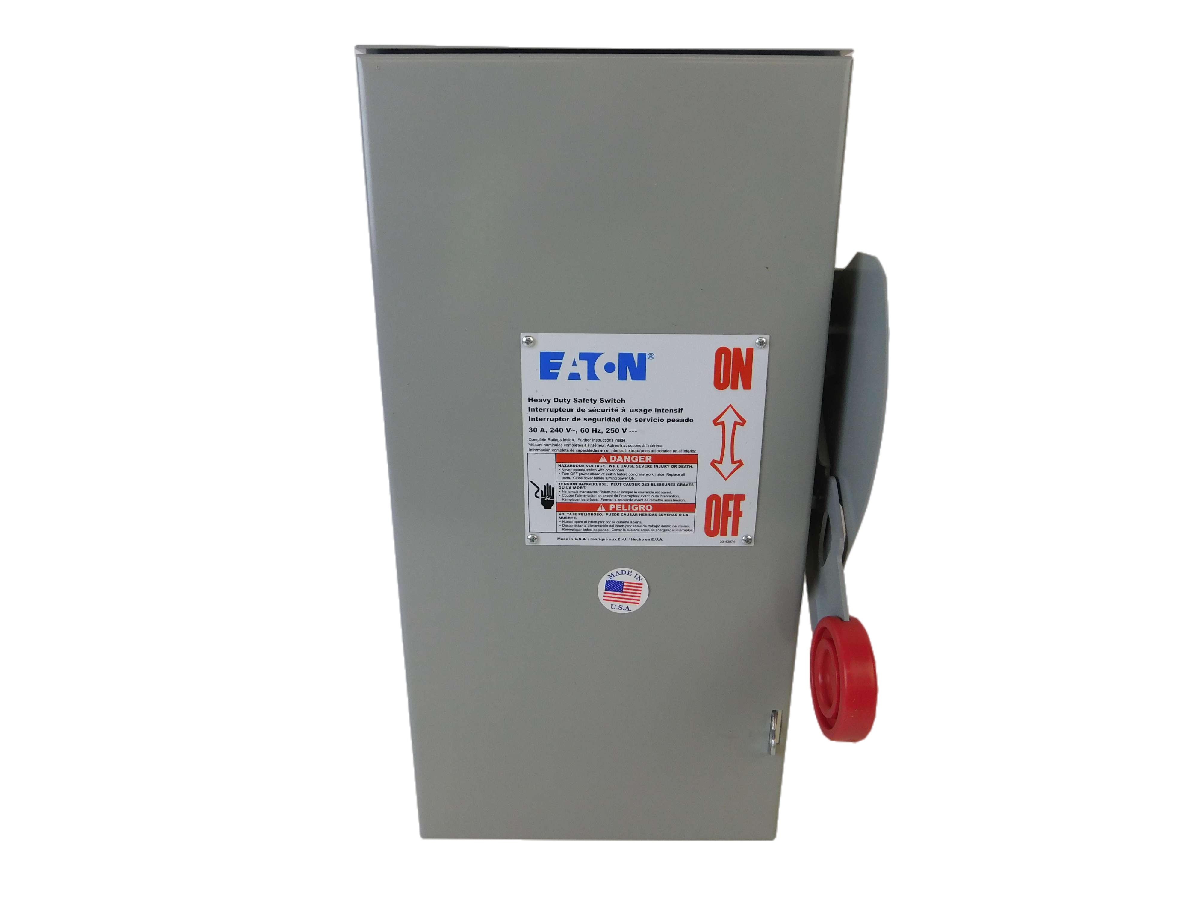 Eaton DH321NRK Single Throw Safety Switch