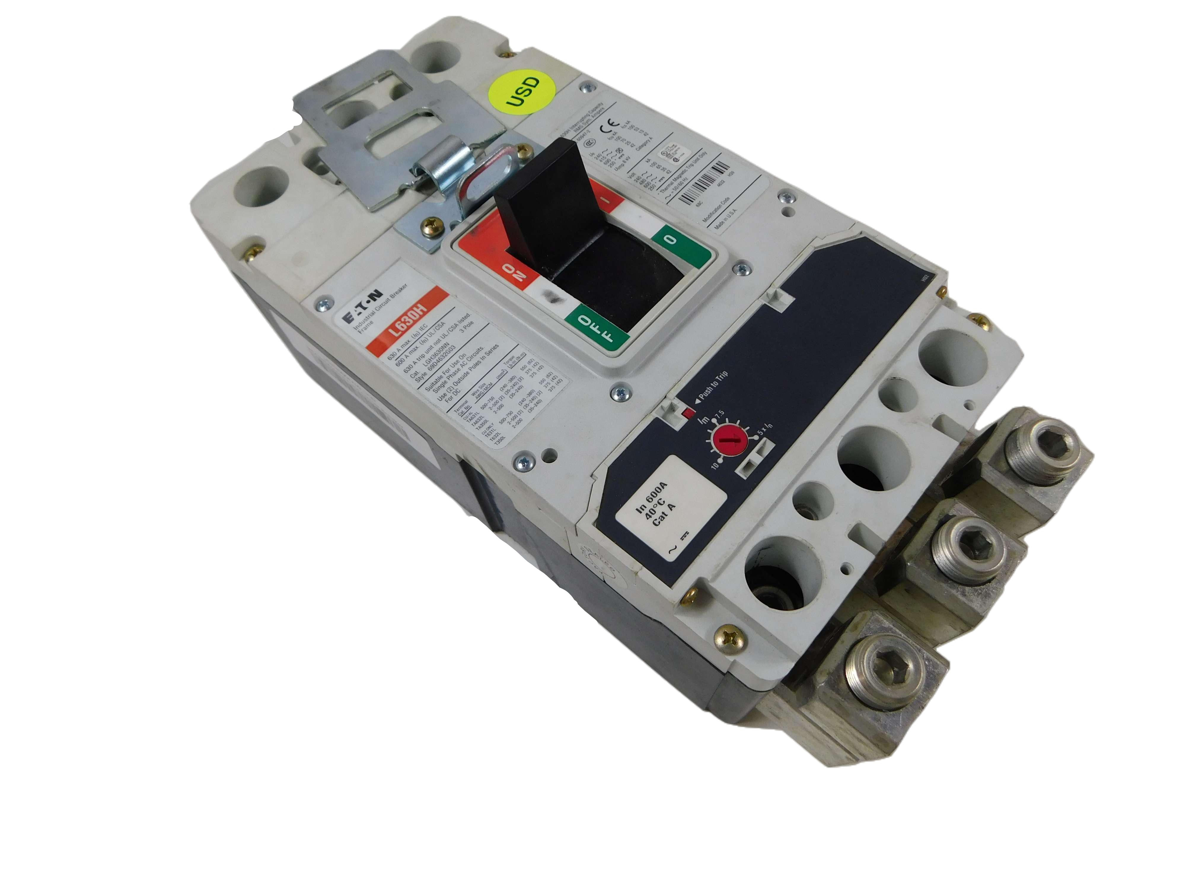 Eaton LGH3600FAW Molded Case Breakers MCCBs (Used)