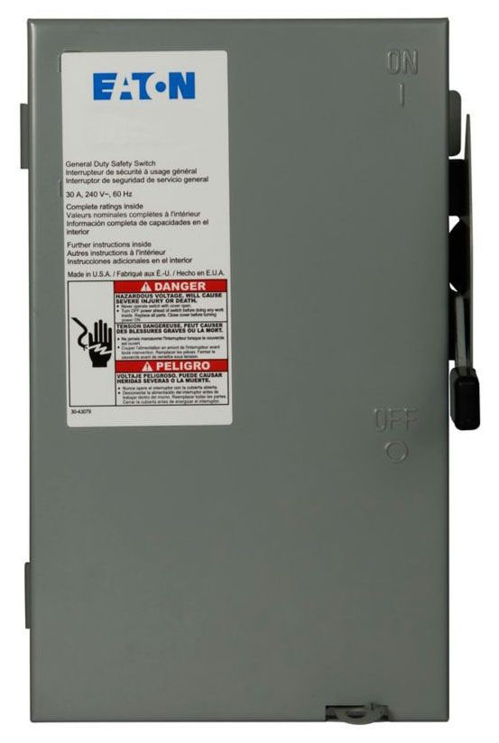 Eaton DG321UGB Single Throw Safety Switch