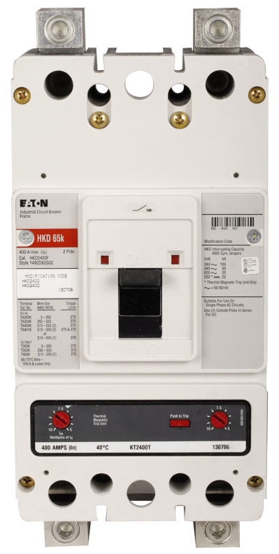 Eaton KD2400 Interchangeable Trip Circuit Breaker (Used)