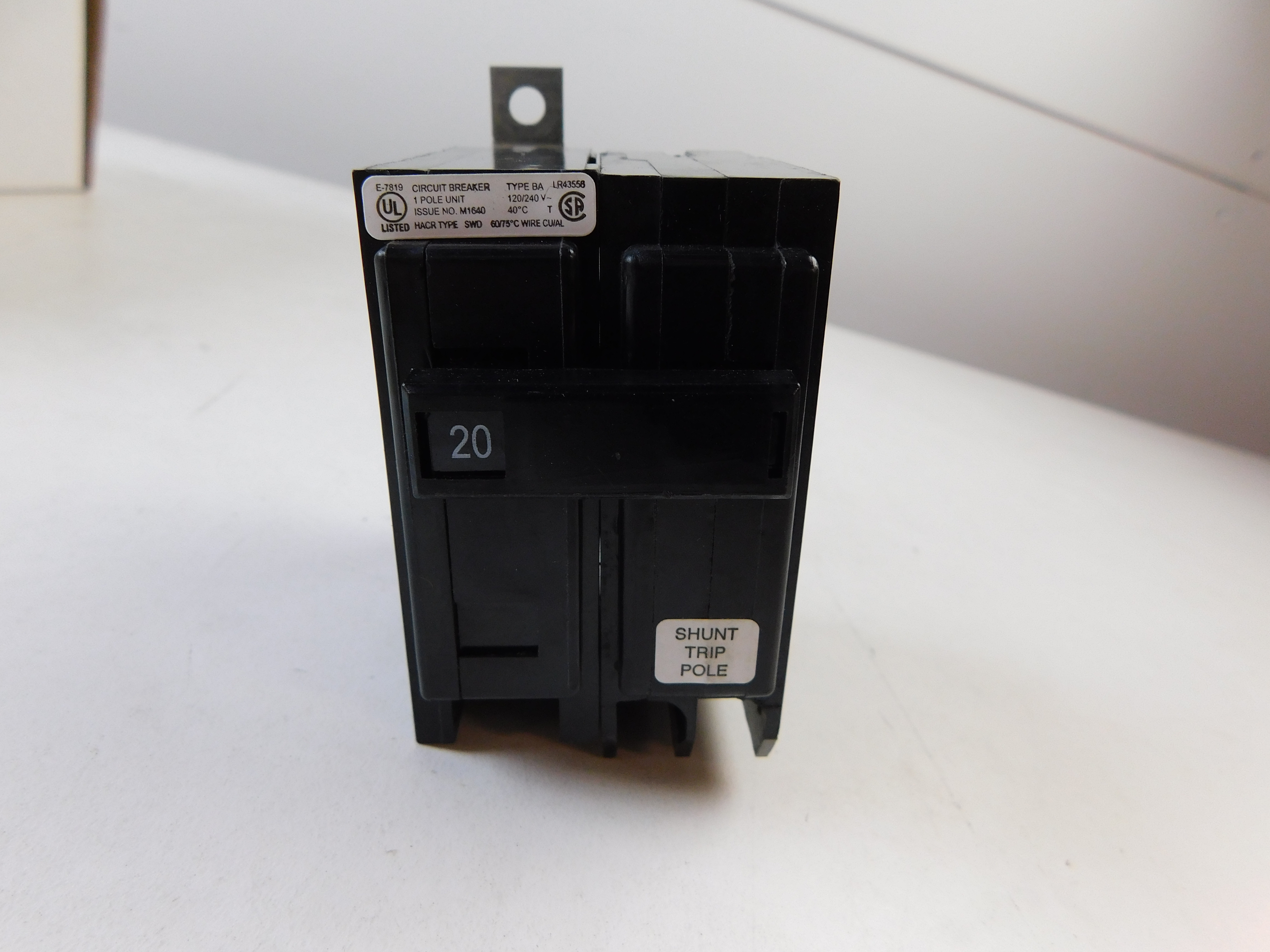 Eaton BAB1020S Circuit Breaker (Used)