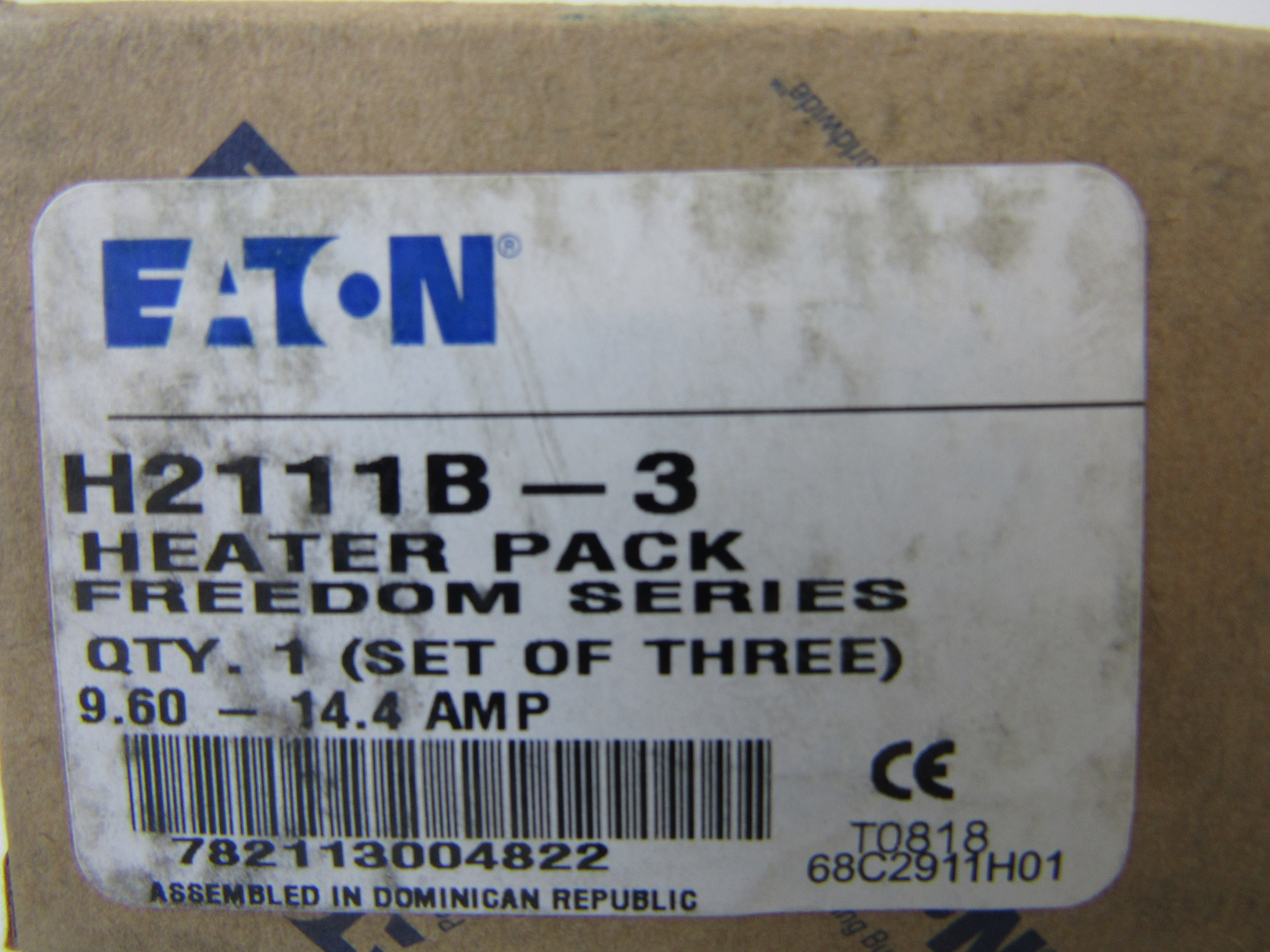 Eaton H2111B-3 Overload Relay Heater