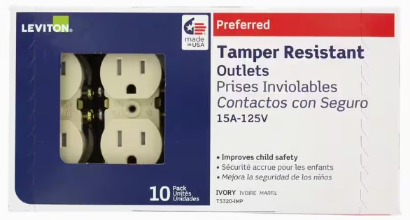 Eaton TRCR20LA-BX-LW Outlets BOX of 10
