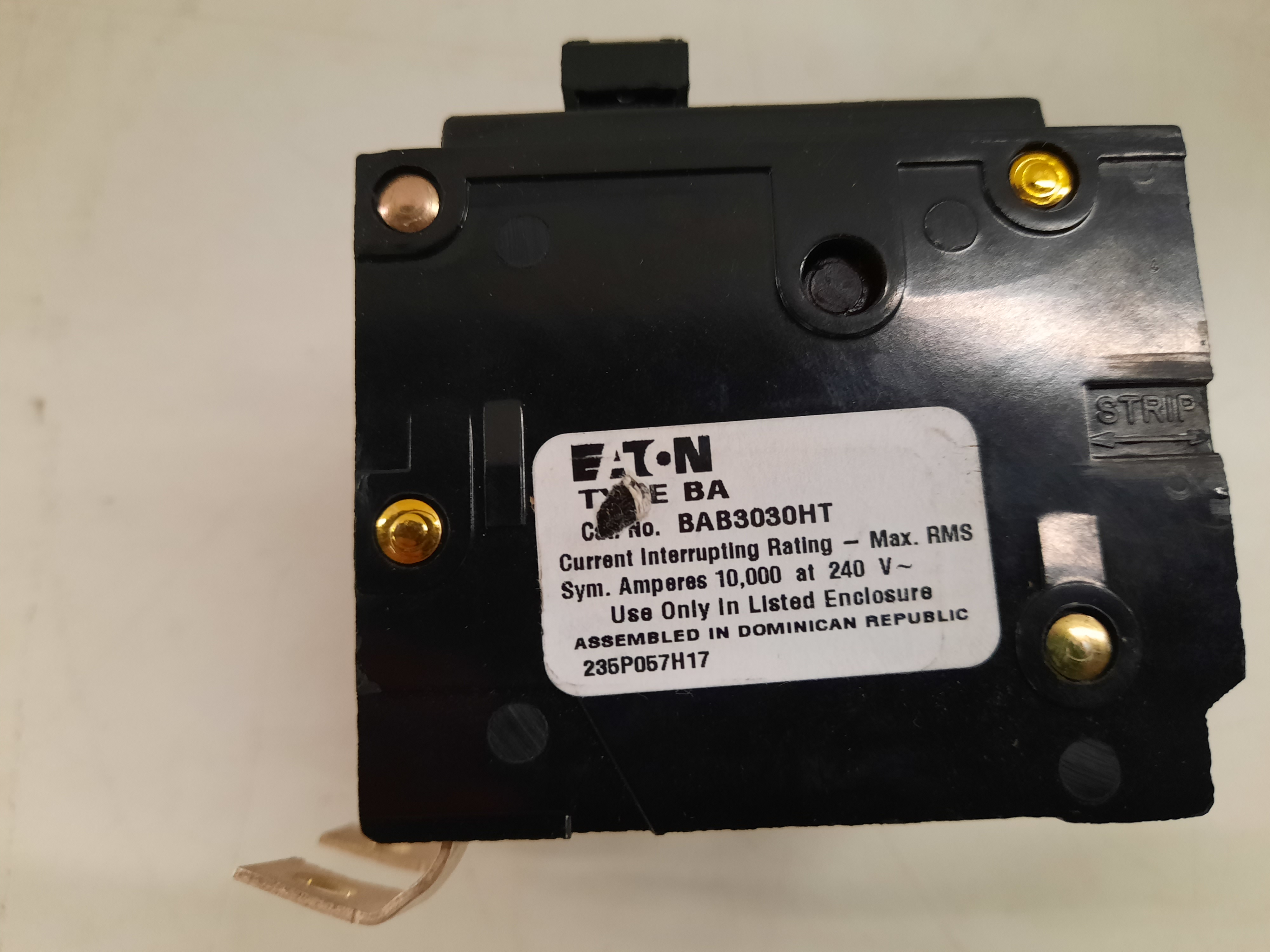 Eaton BAB3030HT Miniature Circuit Breakers (MCBs)