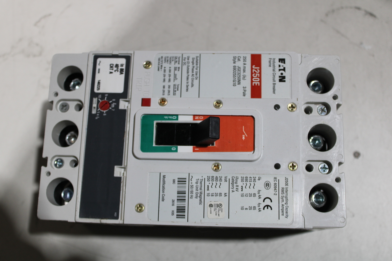 Eaton JGE3080FAWZ1 Molded Case Breakers (MCCBs)