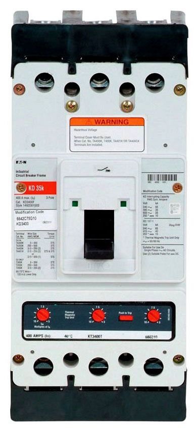 Eaton KDB3400FT36W Molded Case Breakers (MCCBs)