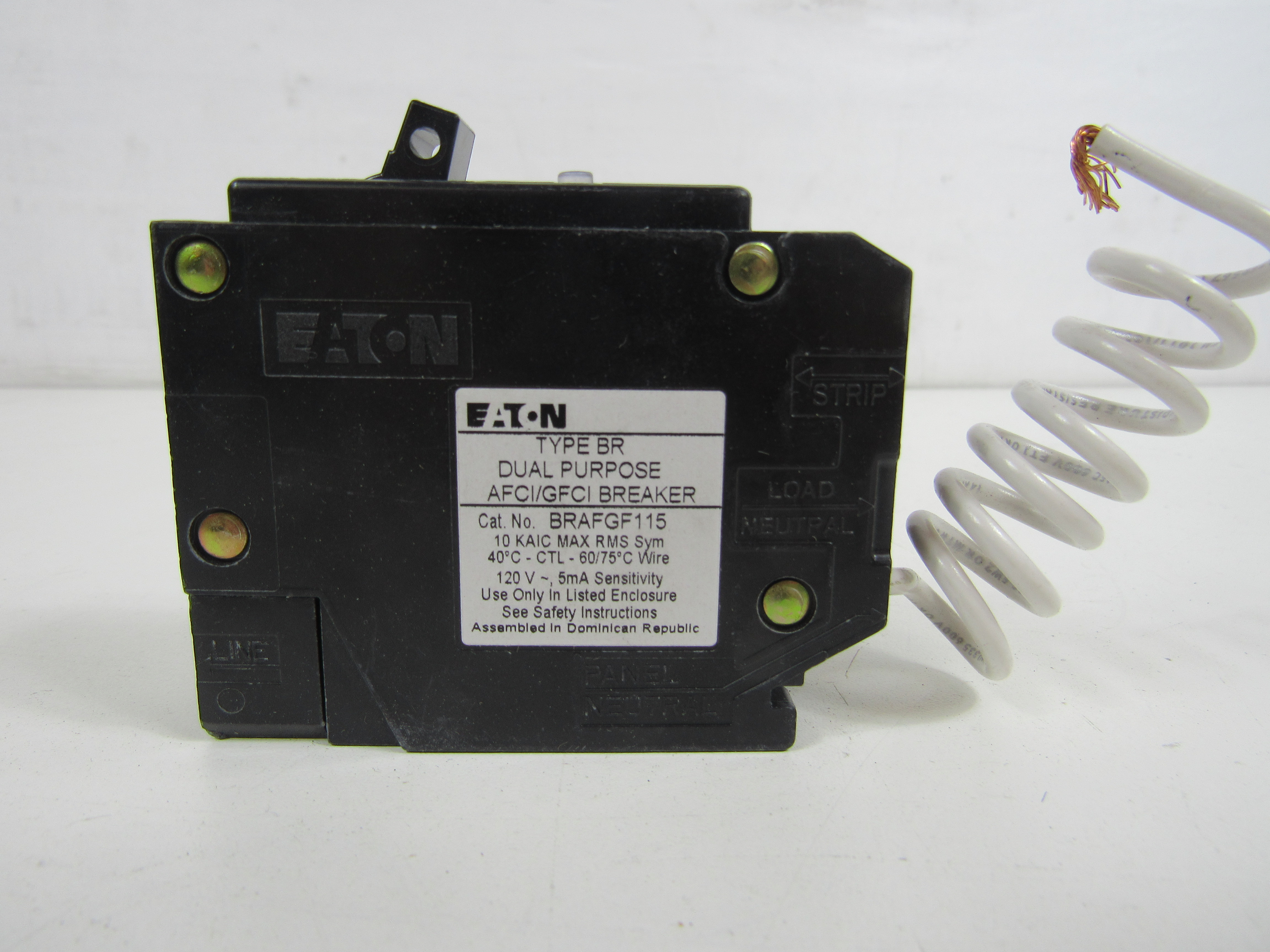 Eaton BRAFGF115 Miniature Circuit Breakers (MCBs)