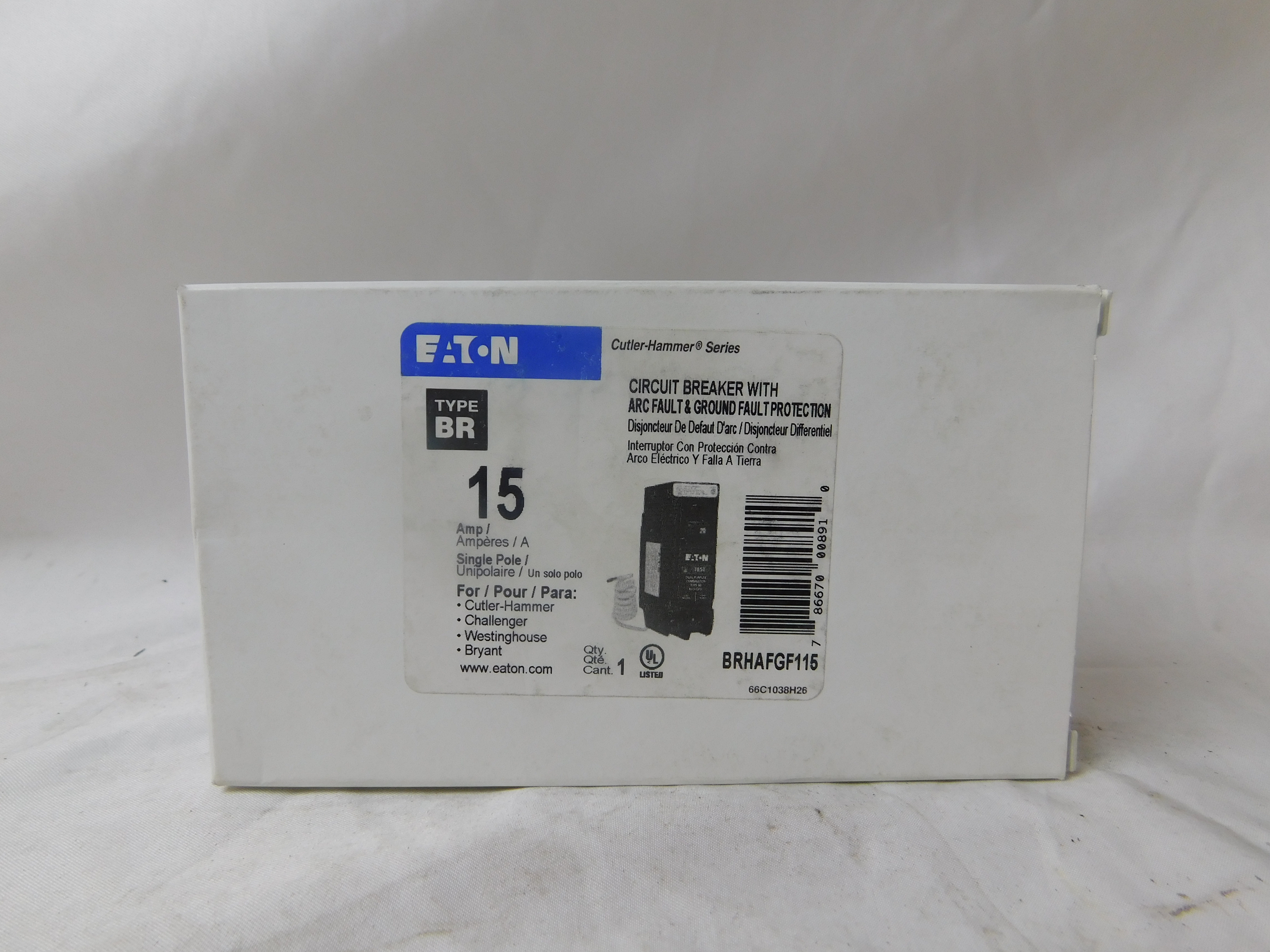 Eaton BRHAFGF115 Miniature Circuit Breakers (MCBs)