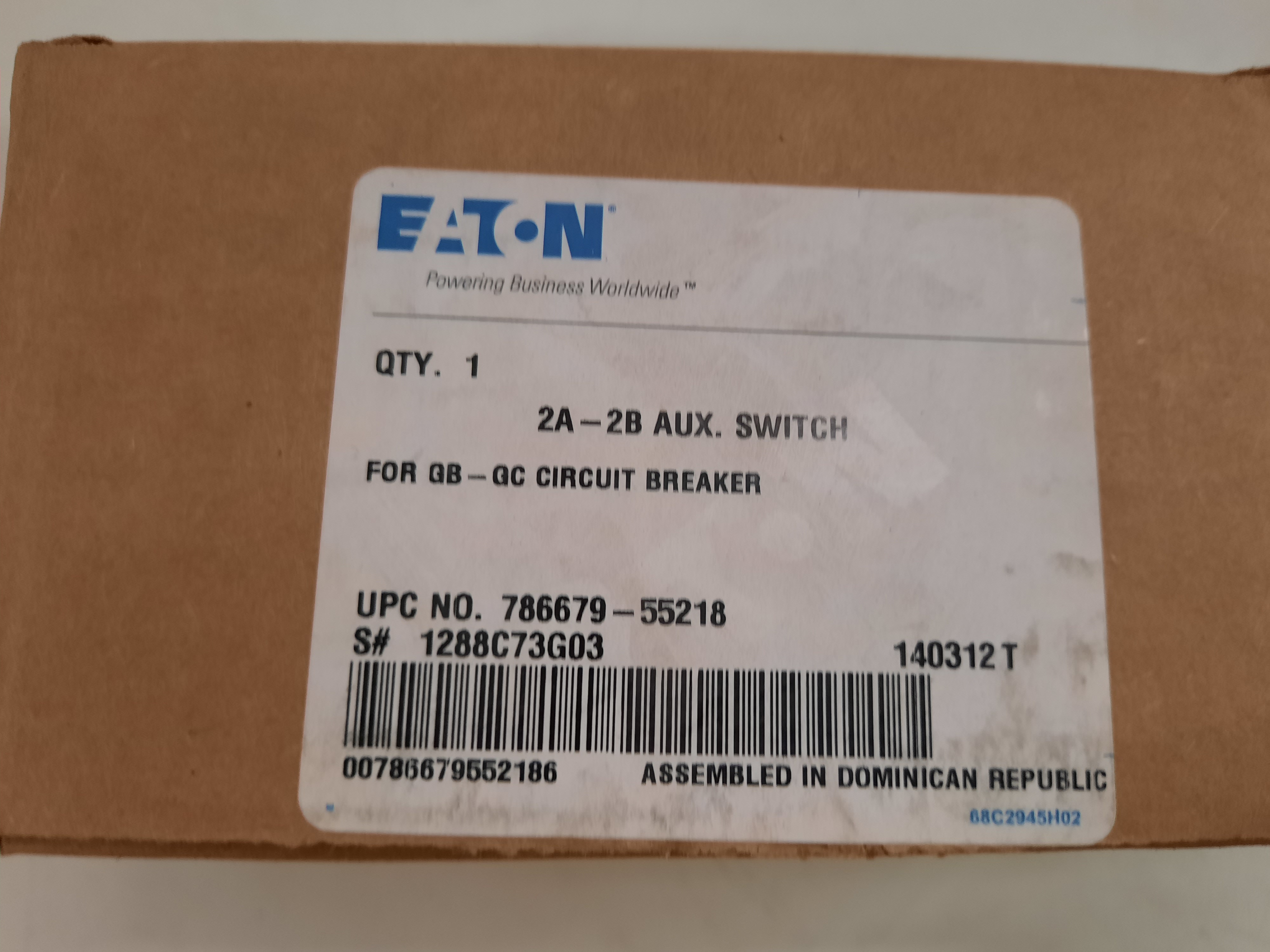 Eaton 1288C73G03 Circuit Breaker Accessories