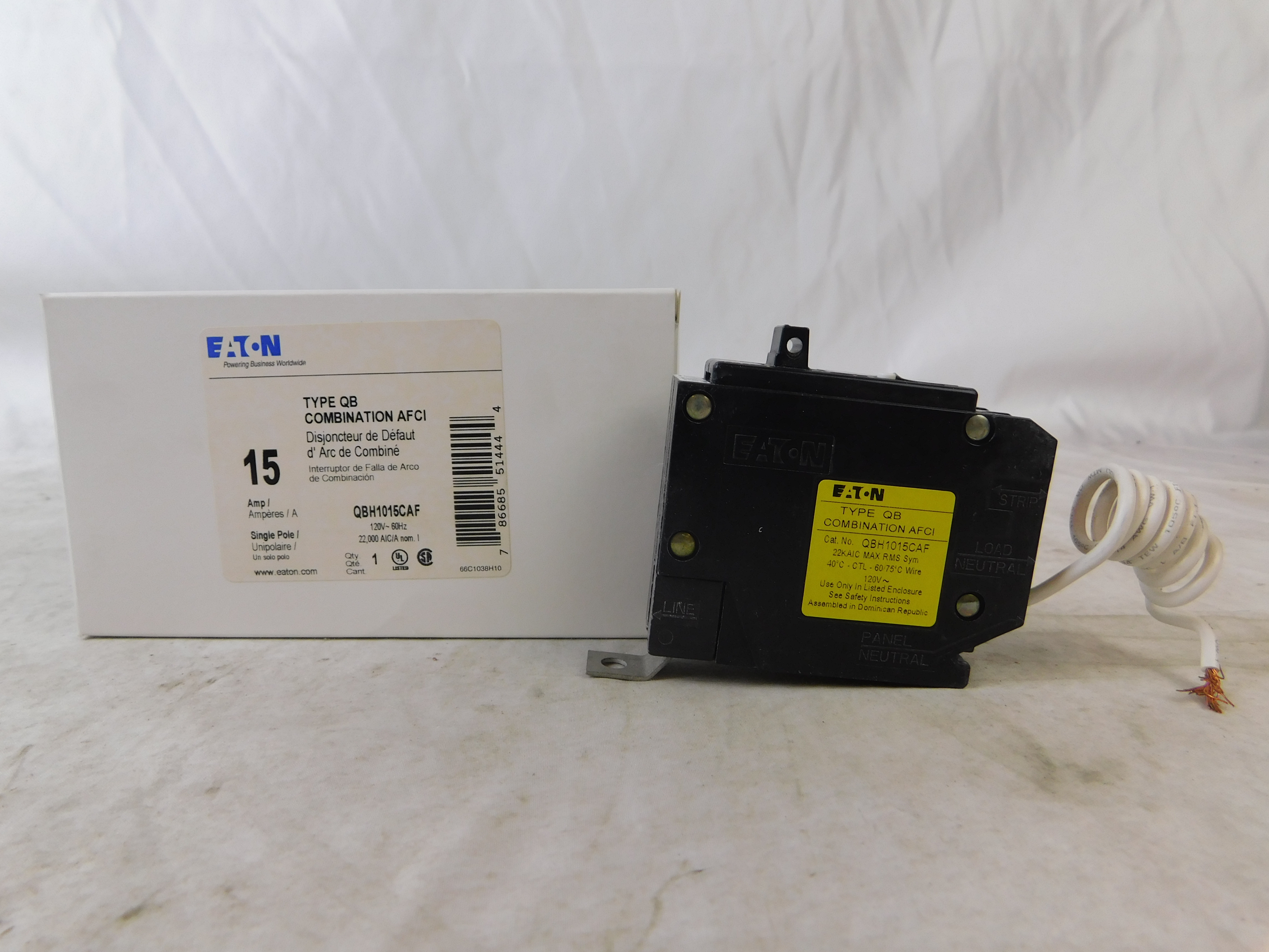 Eaton QBH1015CAF Miniature Circuit Breakers (MCBs)