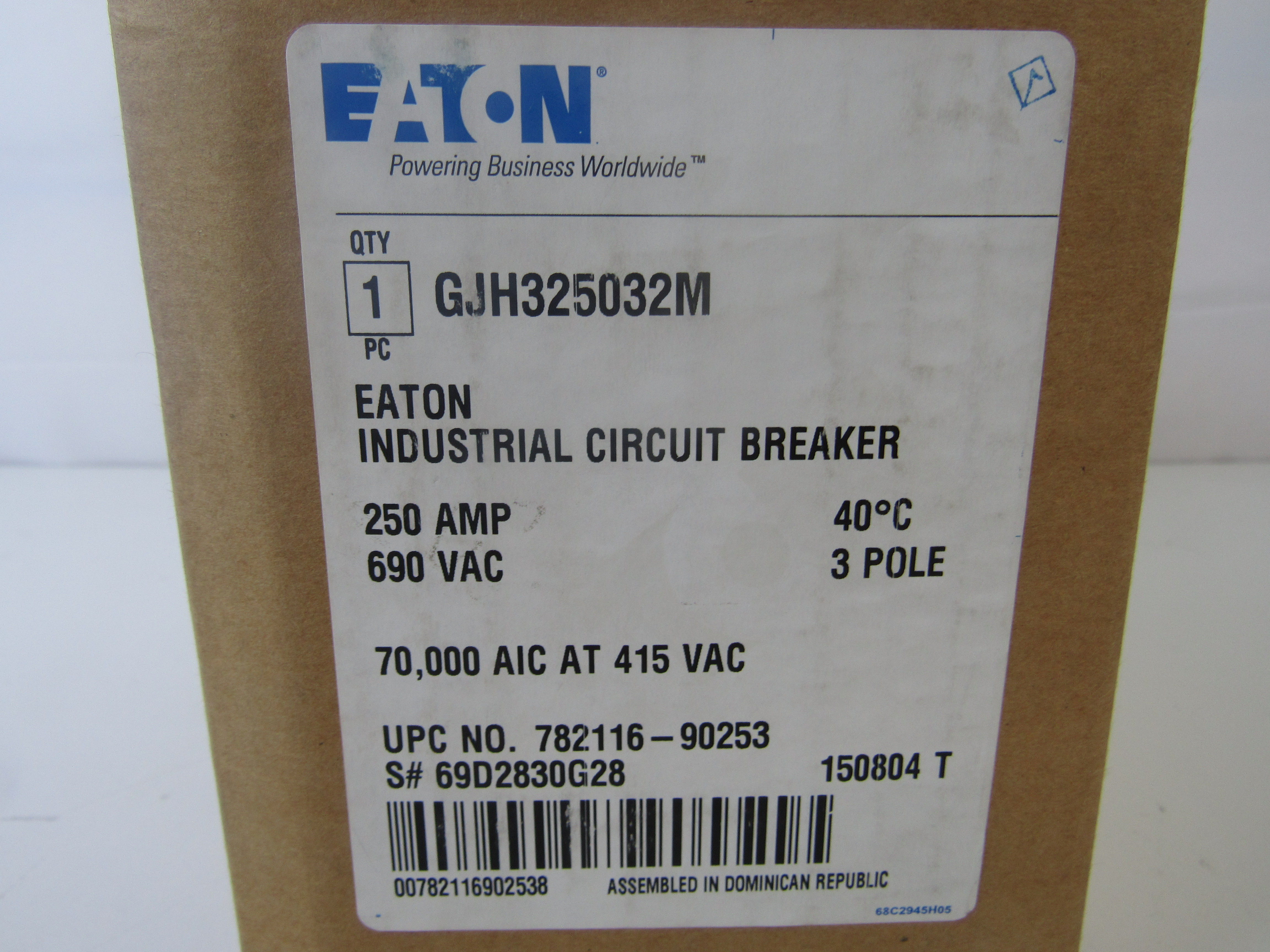 Eaton GJH325032M Molded Case Breakers (MCCBs)