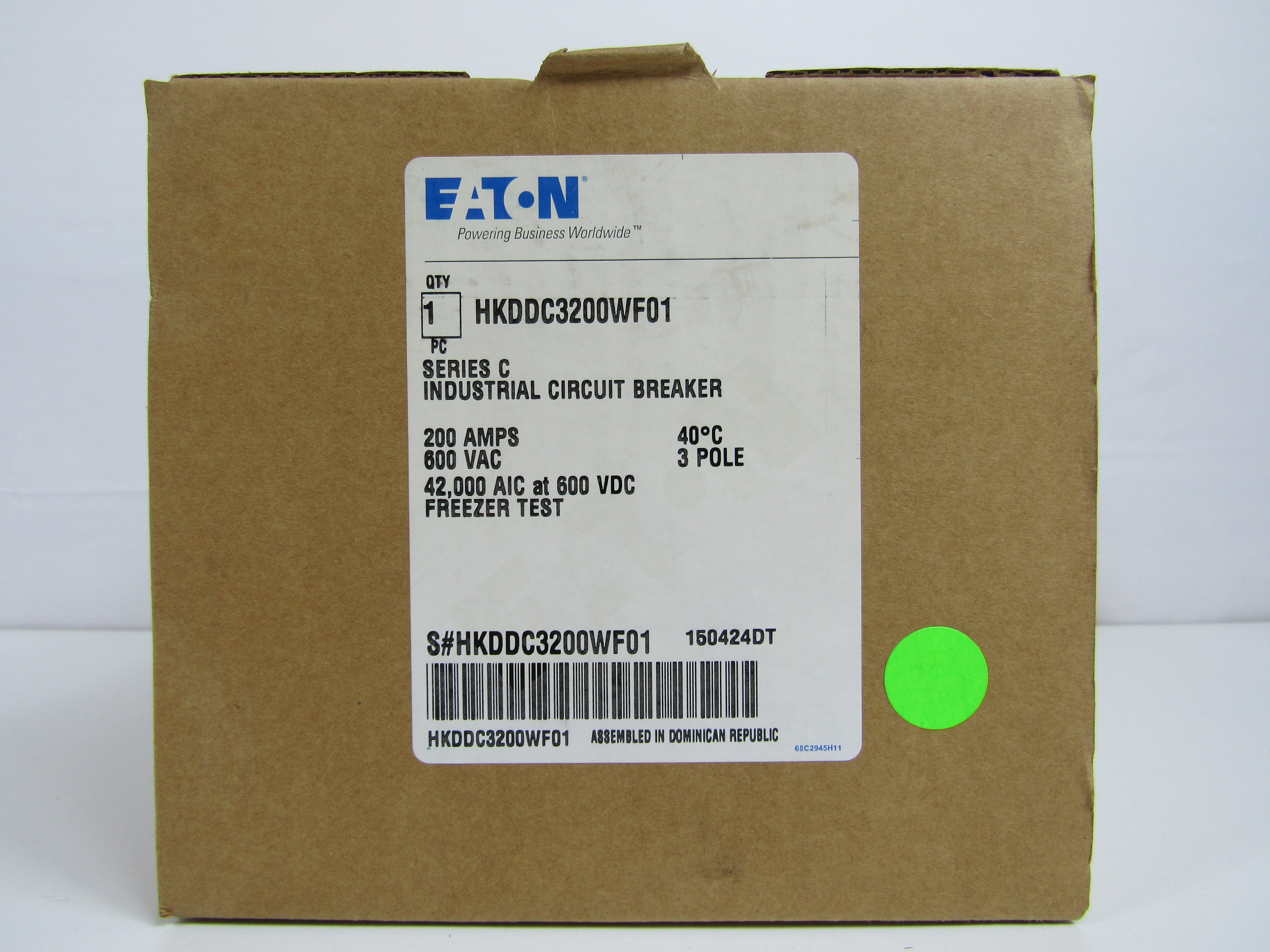 Eaton HKDDC3200WF01 Molded Case Breakers (MCCBs)