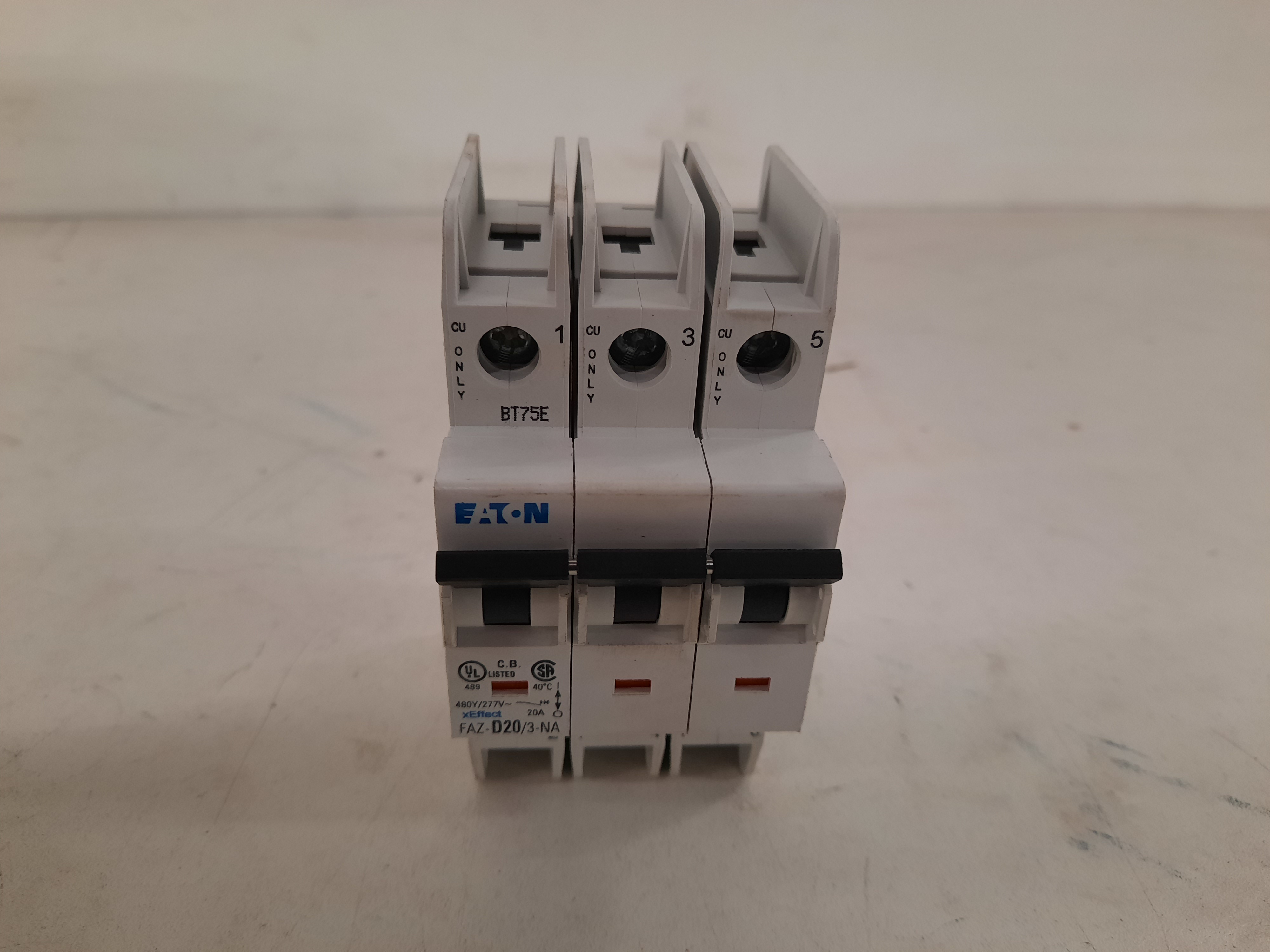 Eaton FAZ-D20/3-NA Miniature Circuit Breakers (MCBs)