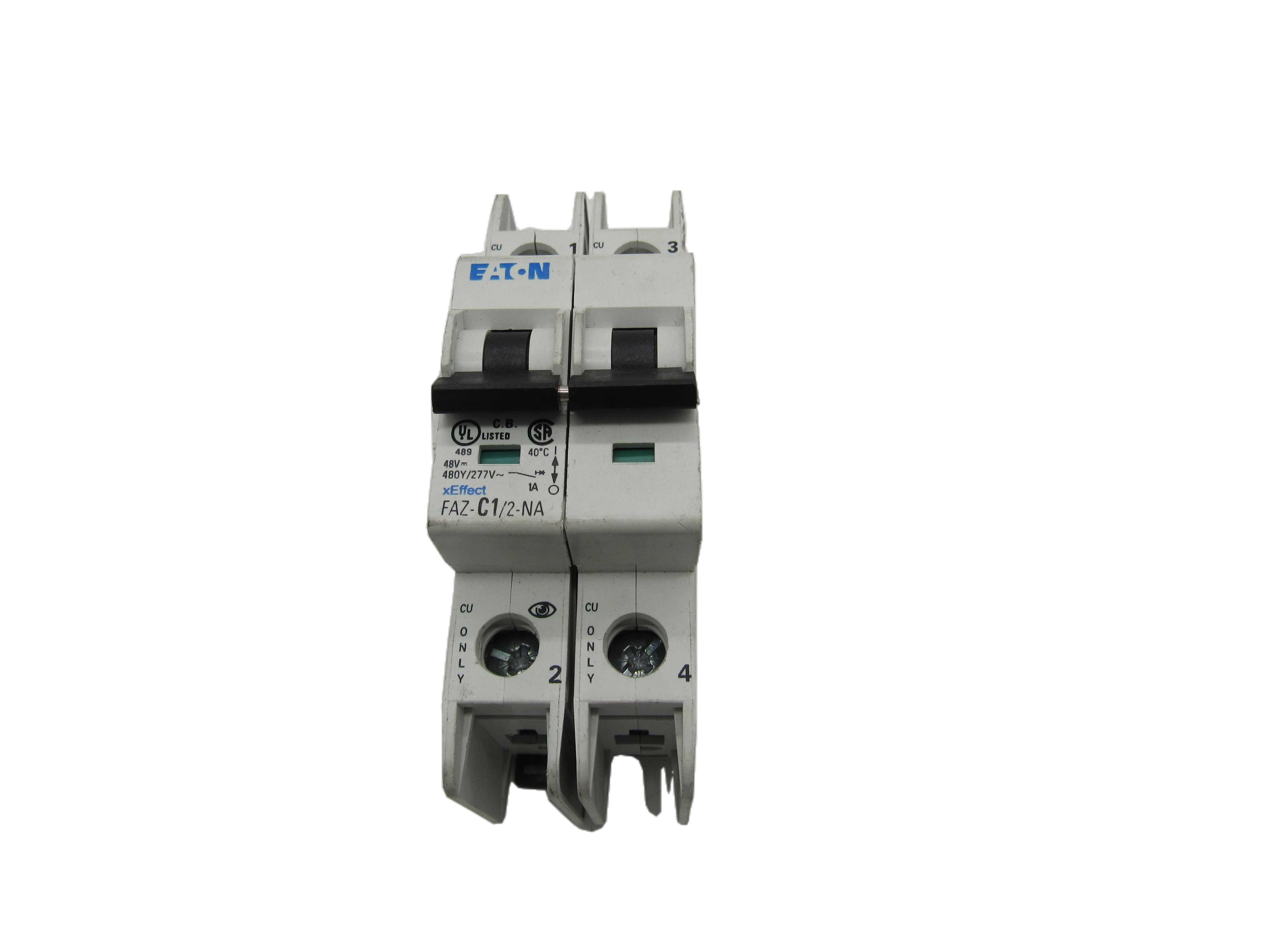 Eaton FAZ-C1/2-NA Din Rail Mounted Circuit Breakers