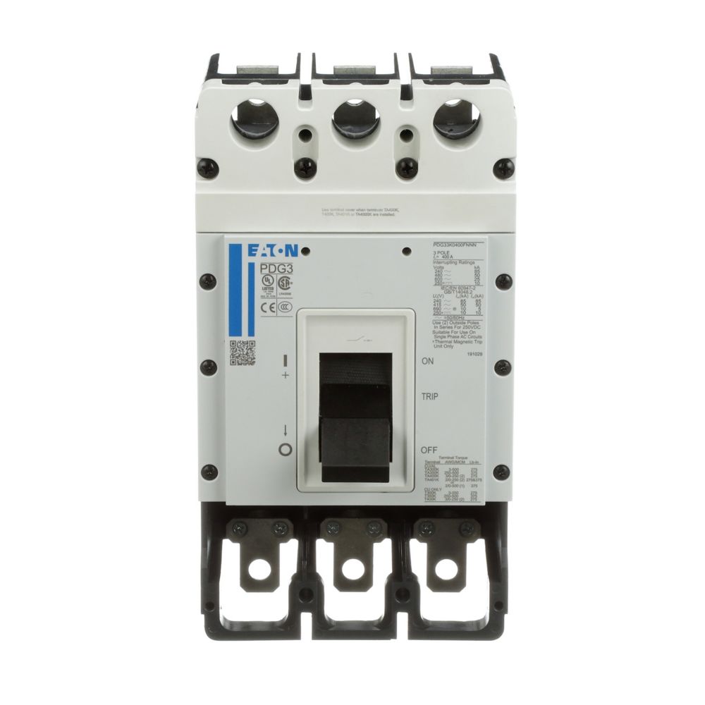 Eaton PDG33G0400FNNN Molded Case Breakers (MCCBs)