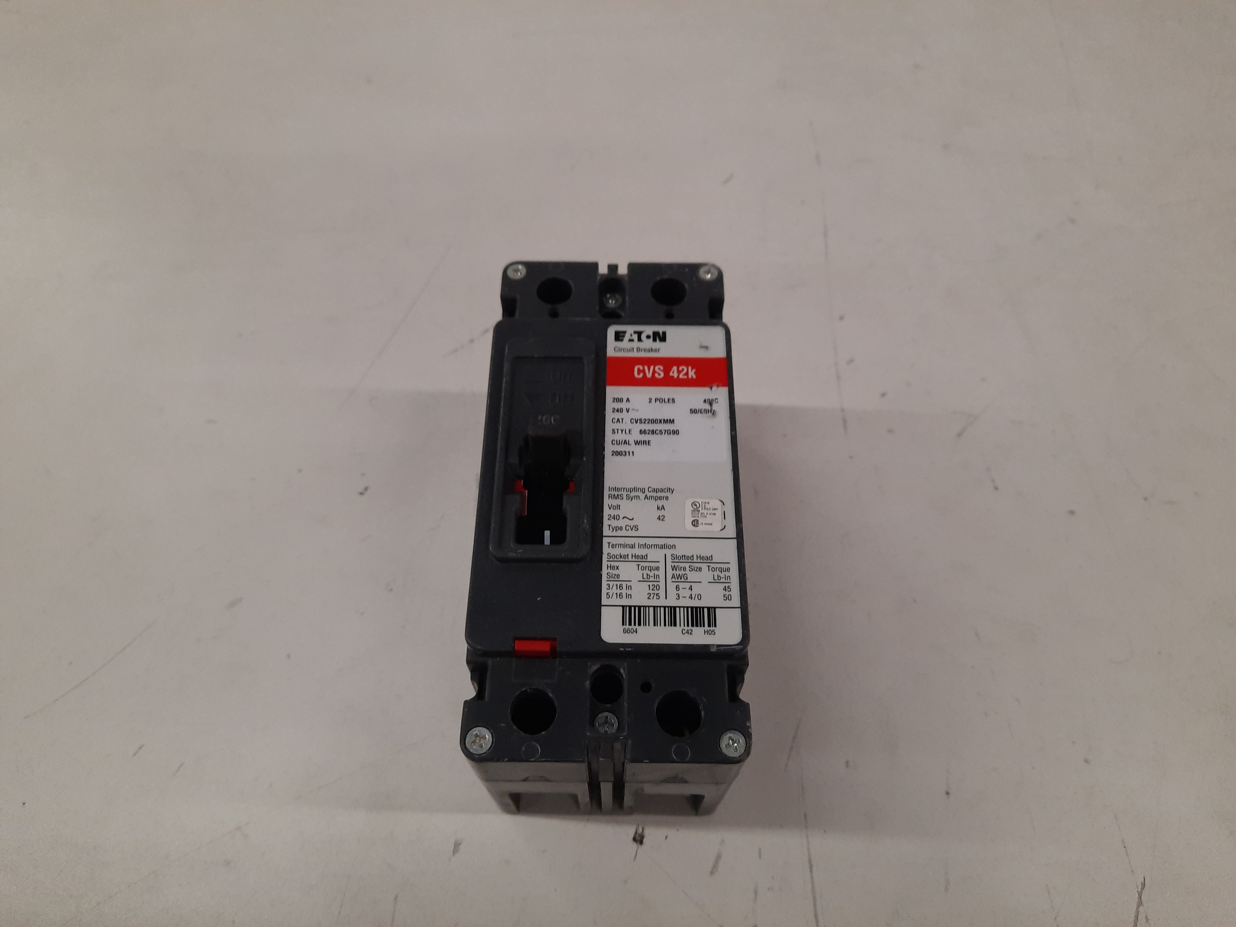 Eaton CVS2200XMM Molded Case Breakers (MCCBs)