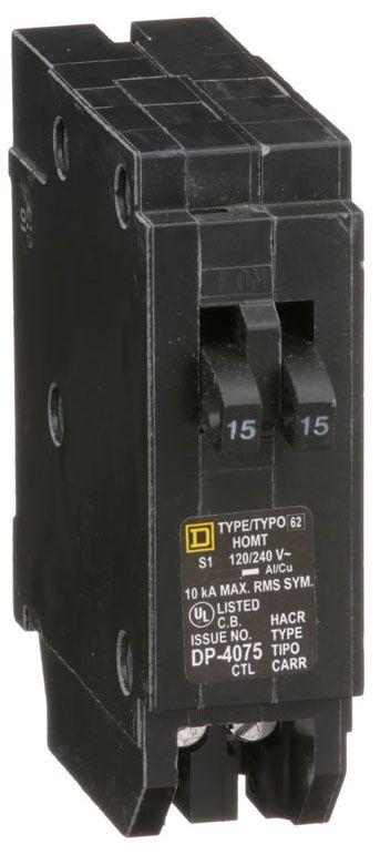 Square D HOMT1515 Molded Case Breakers (MCCBs)