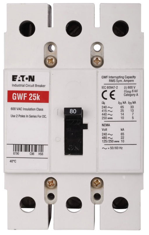 Eaton GWF3040 Molded Case Breakers (MCCBs)
