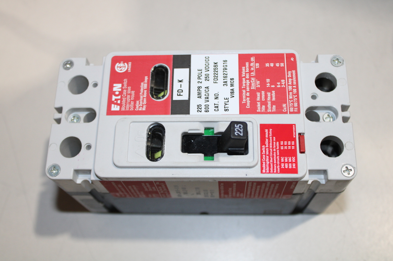 Eaton FD2225SK Molded Case Breakers (MCCBs)