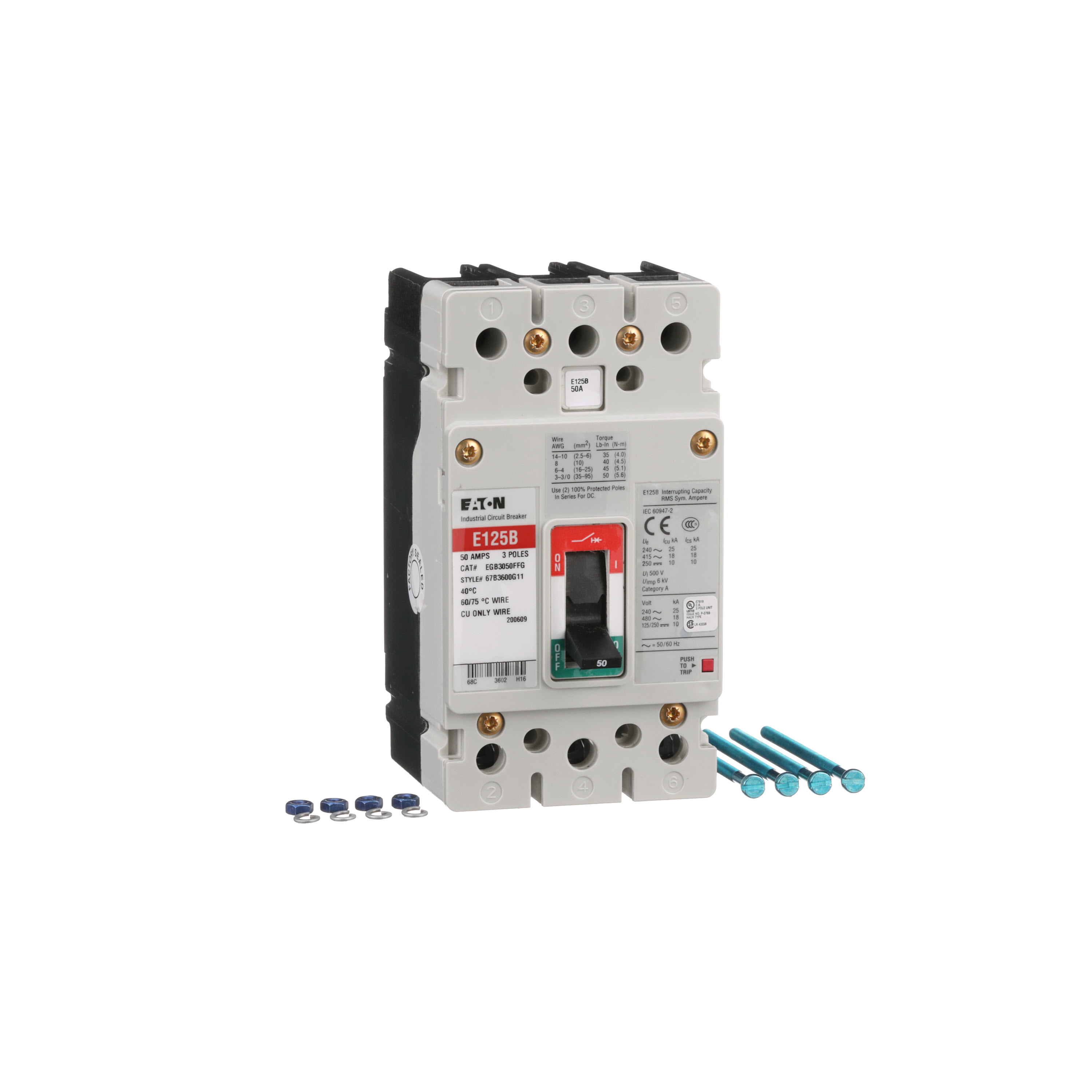 Eaton EGB3050FFG Molded Case Breakers (MCCBs)