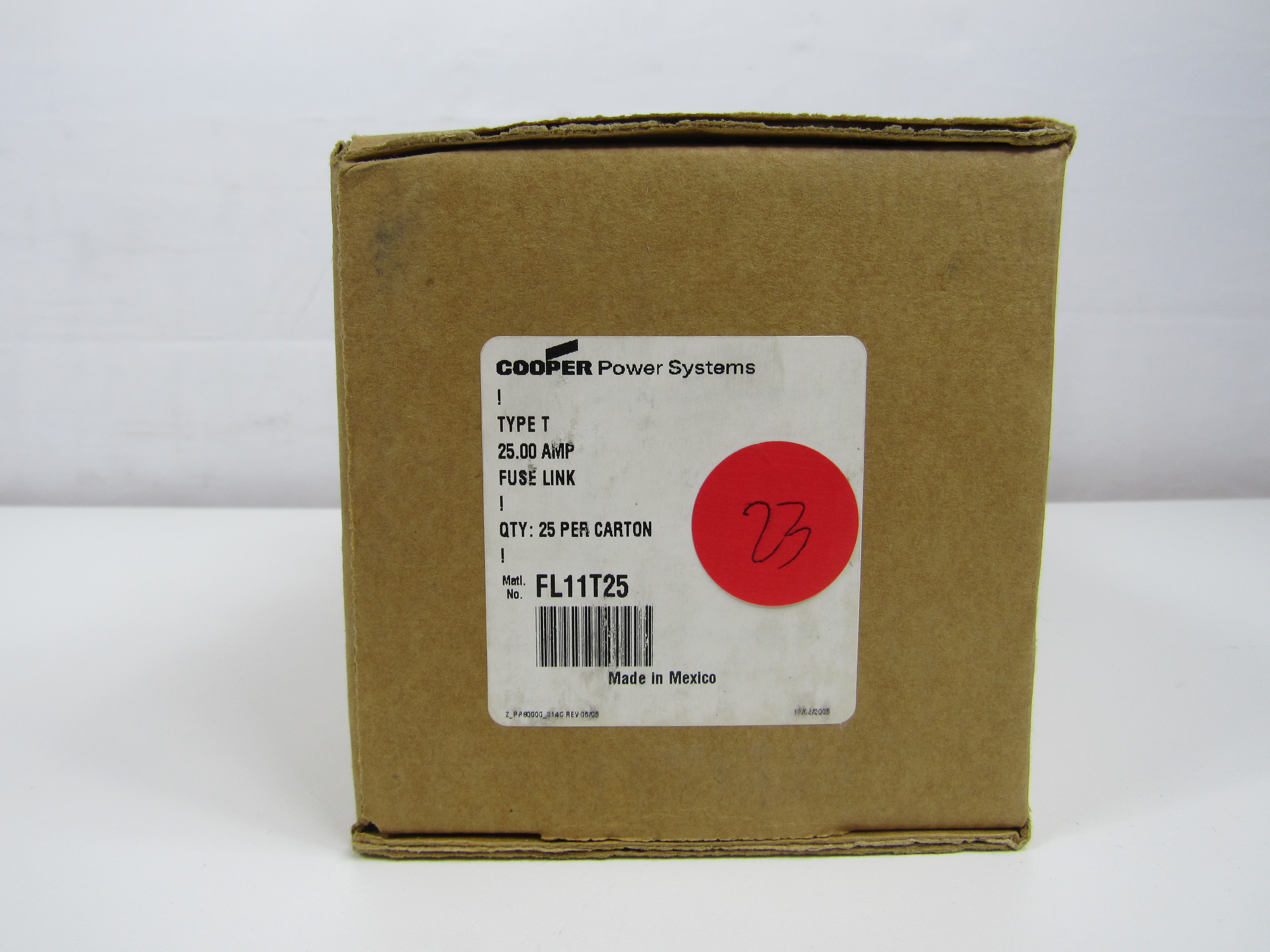 Bussmann FL11T25 Medium Voltage Fuse Link