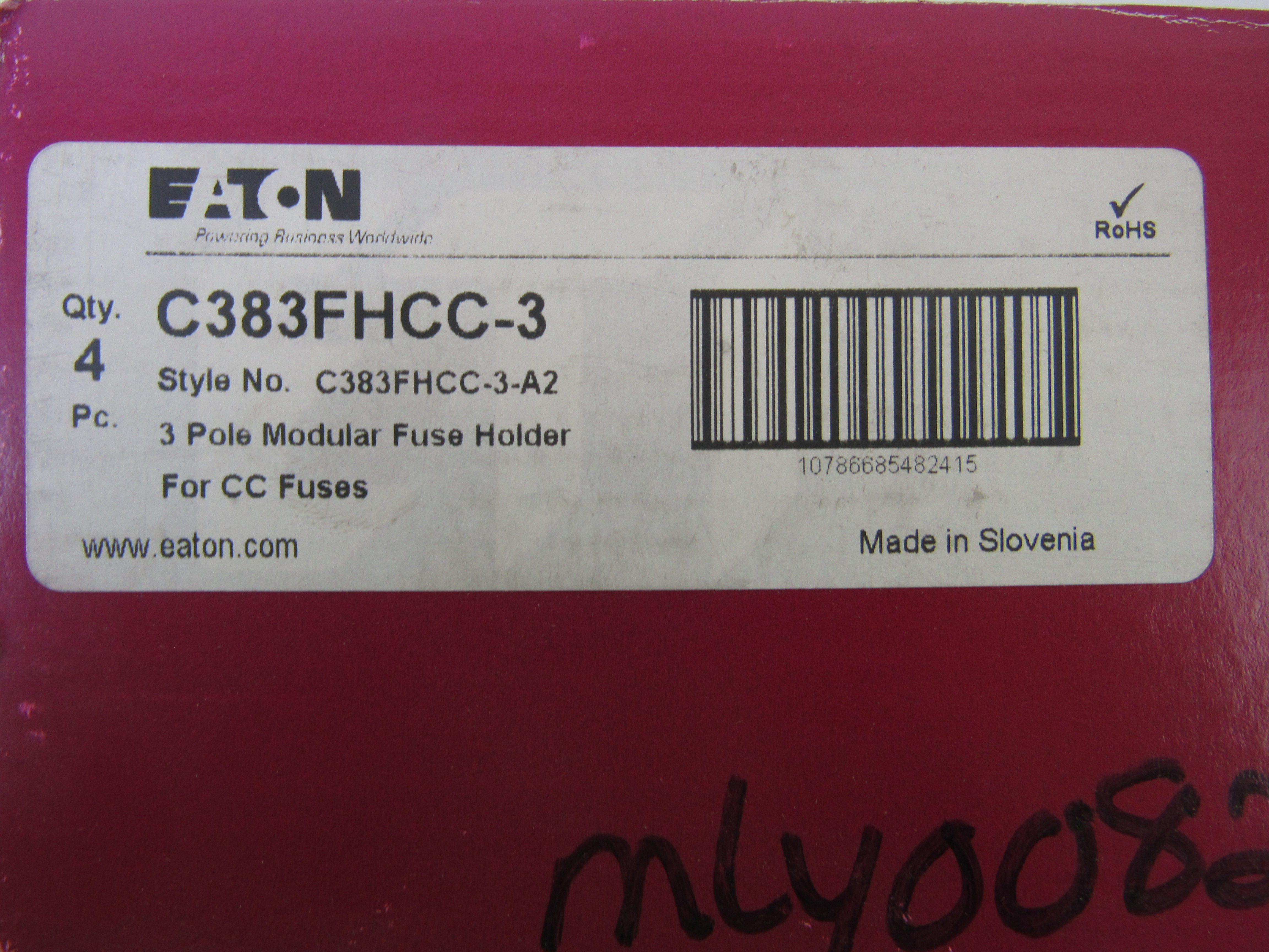 Eaton C383FHCC-3 Fuse Accessories