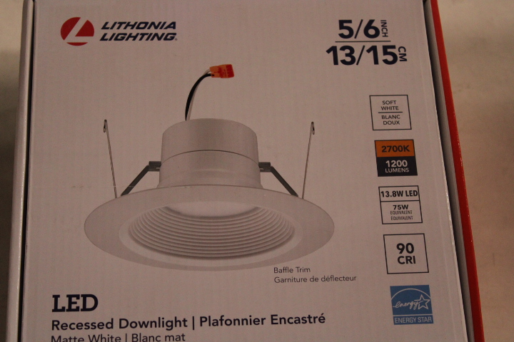 Lithonia Lighting 65BEMW-HL-LED-27K-90CRI-M6 Recessed Lighting Lithonia Lighting 65BEMW-HL-LED-27K-90CRI-M6 Recessed Lighting